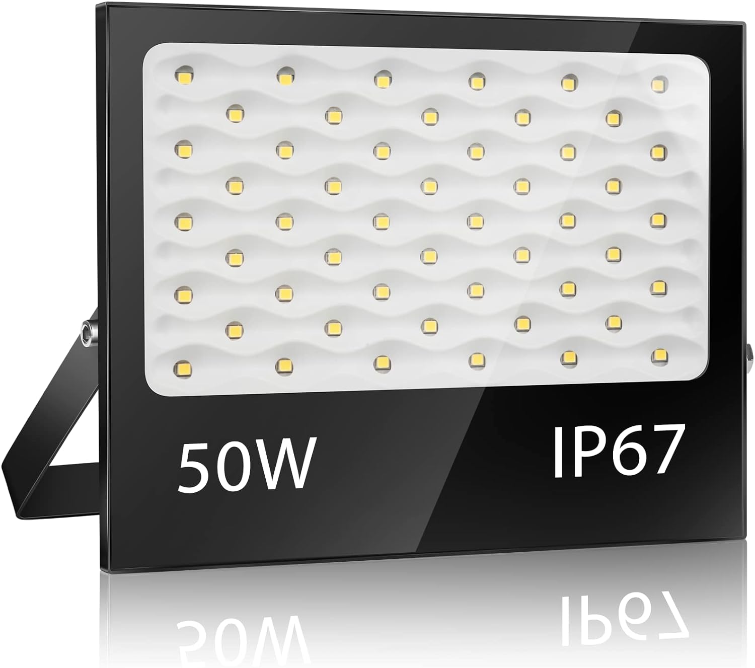 YZYFACAI Focos LED para exterior, 50 W, IP67 impermeável, projetor LED exterior, 7000 K branco frio, 5000 lm, Holofote Super Brilhante, Pátio, Garagem, Entrada, Fábrica