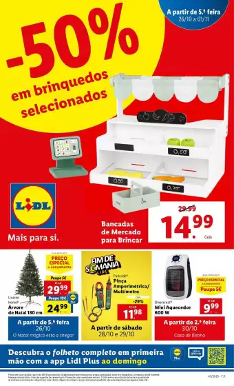 Folheto Lidl -50% em Brinquedos Selecionados