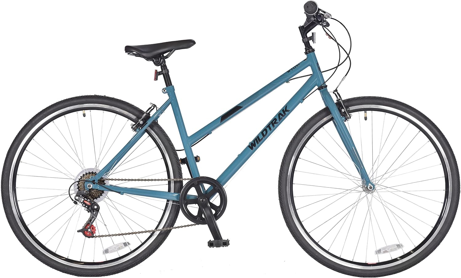 Wildtrak - Bicicleta de Trekking, Adulto, 700C, 6 Velocidades - Verde