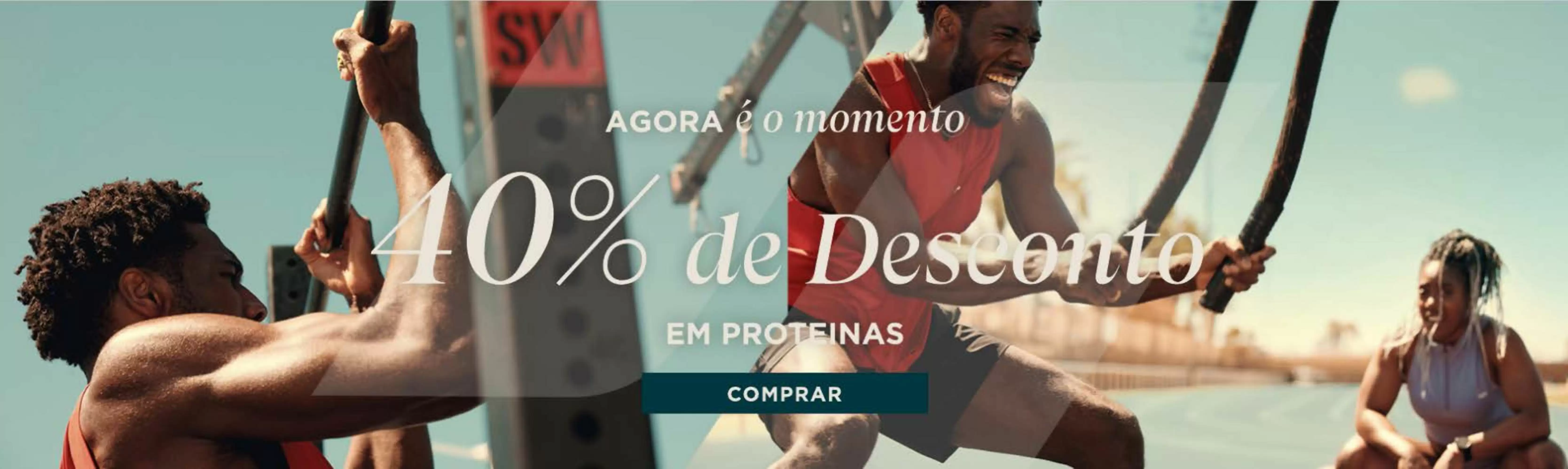 Agora é o momento, Descontos at 40%