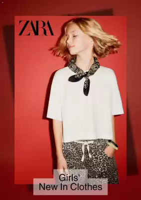 Folheto ZARA New in Girls Clothes