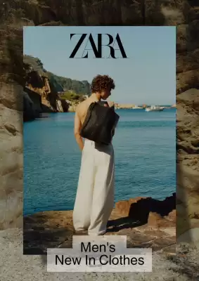 Folheto ZARA New in Mens Clothing