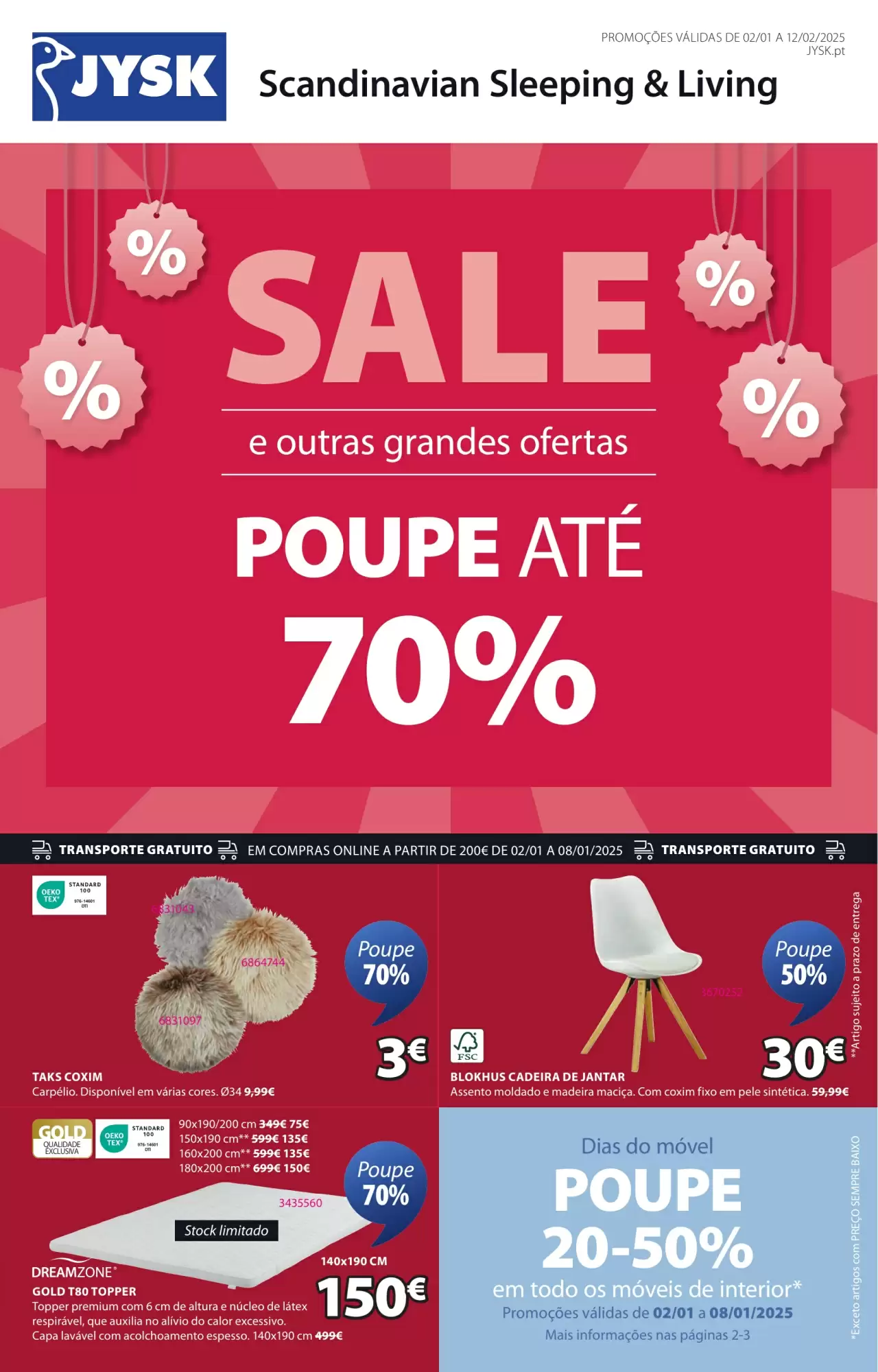 Folheto JYSK - SALE