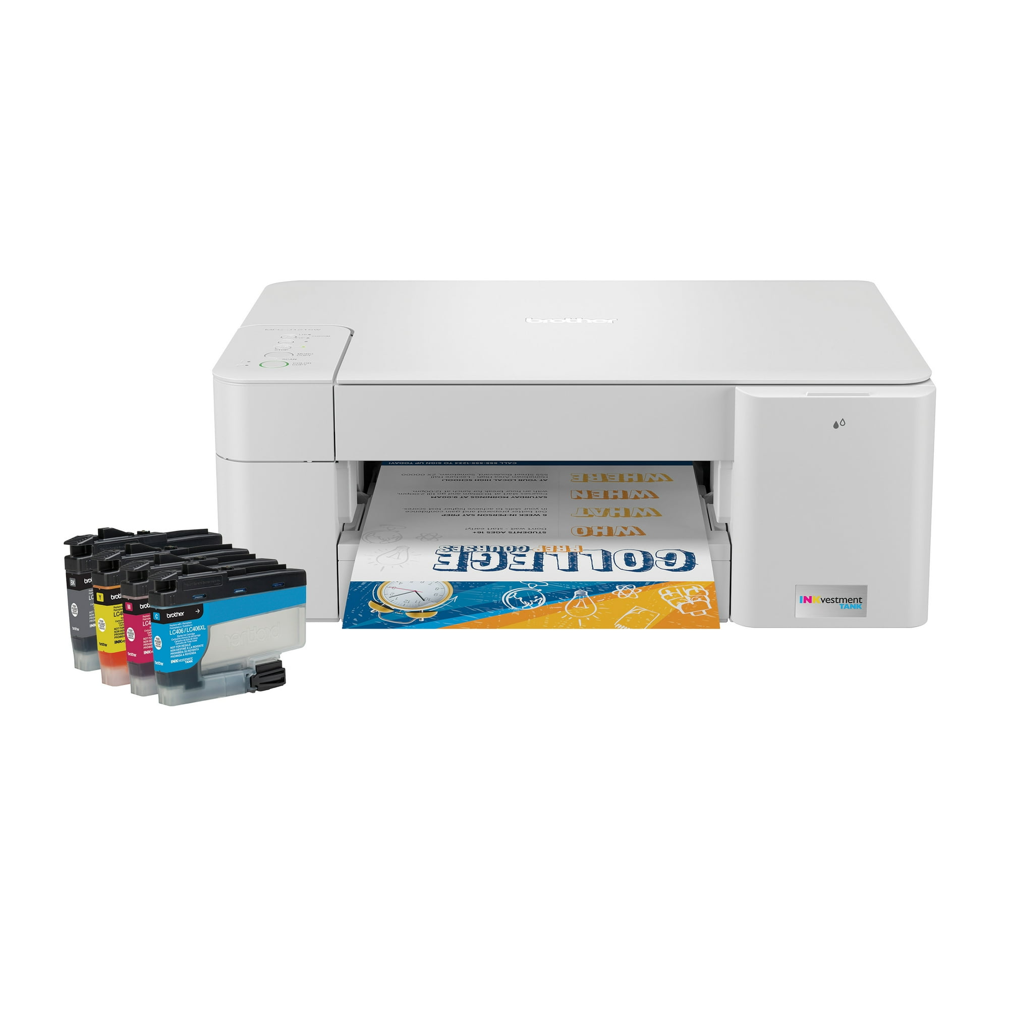 Brother INKvestment Tank MFC-J1215W Wireless Multi-Function Color-Inkjet Printer
