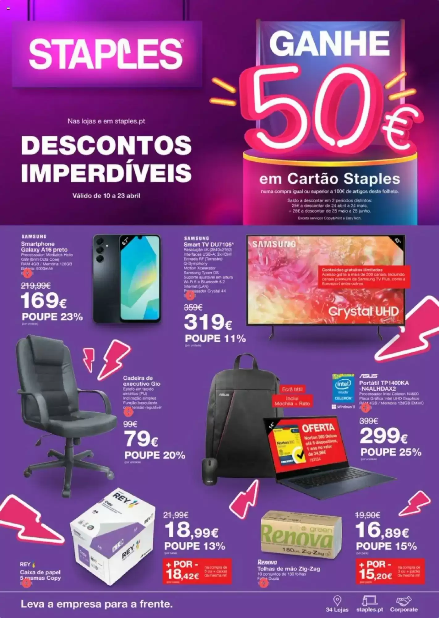 Folheto Staples