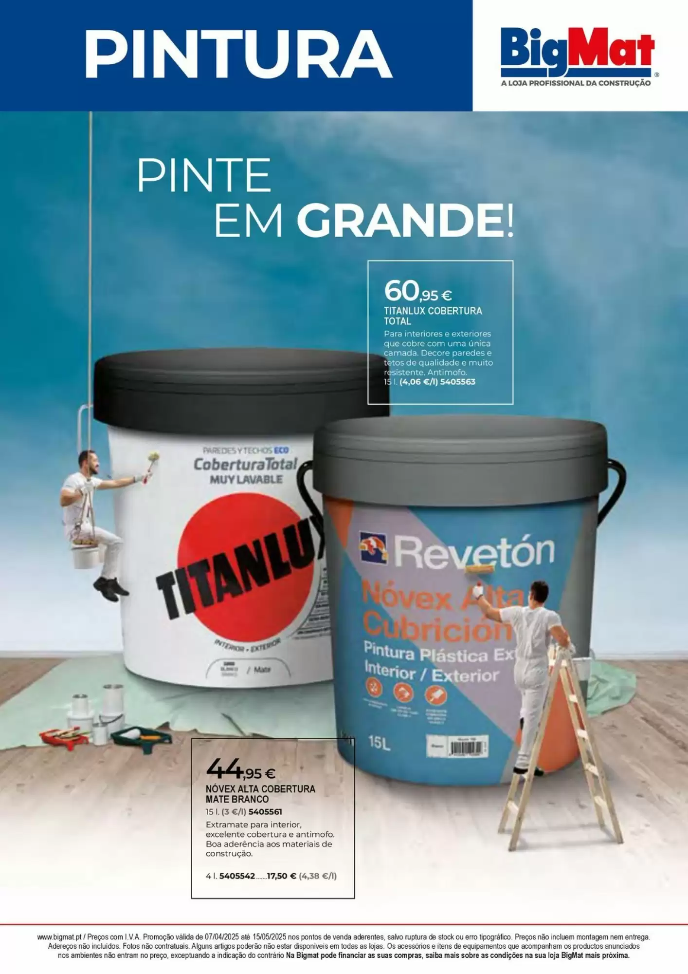 Folheto BigMat - Pintura
