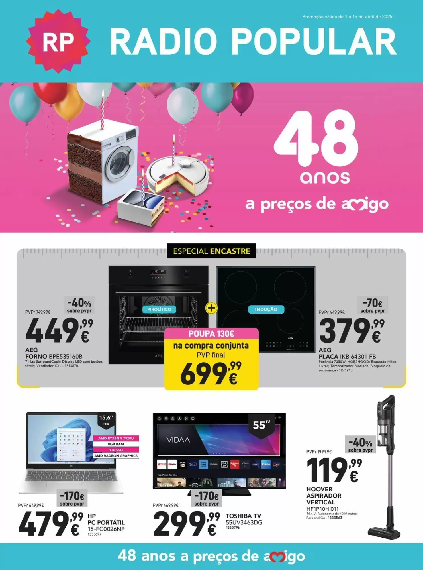 Folheto Radio Popular