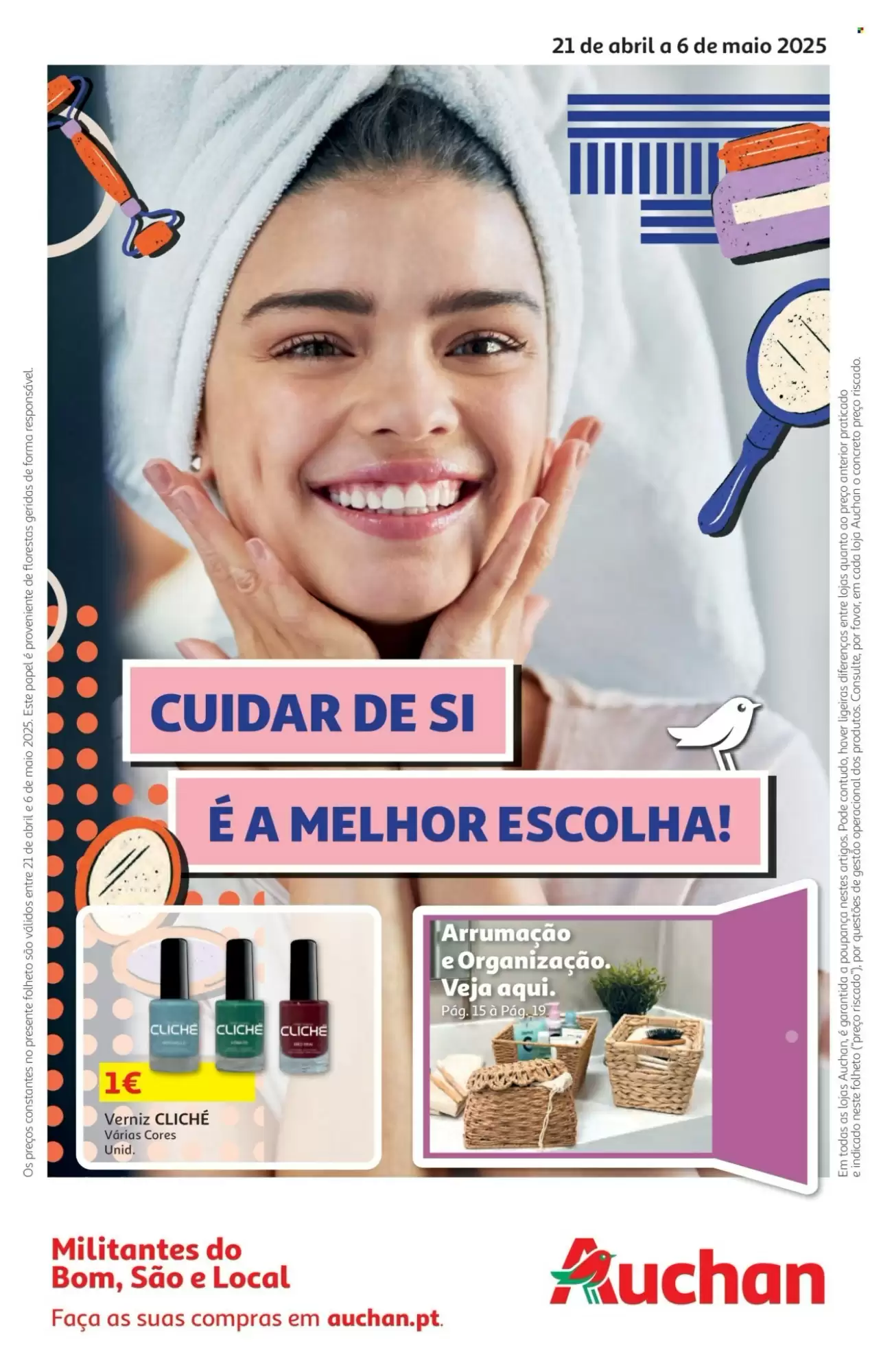 Folheto Auchan - Cuidar de si