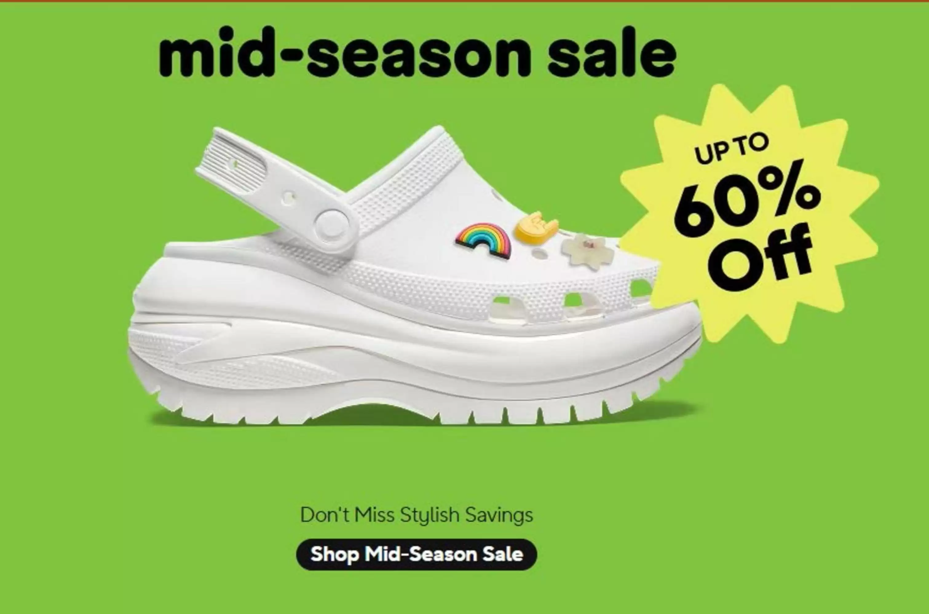 Folheto Crocs
