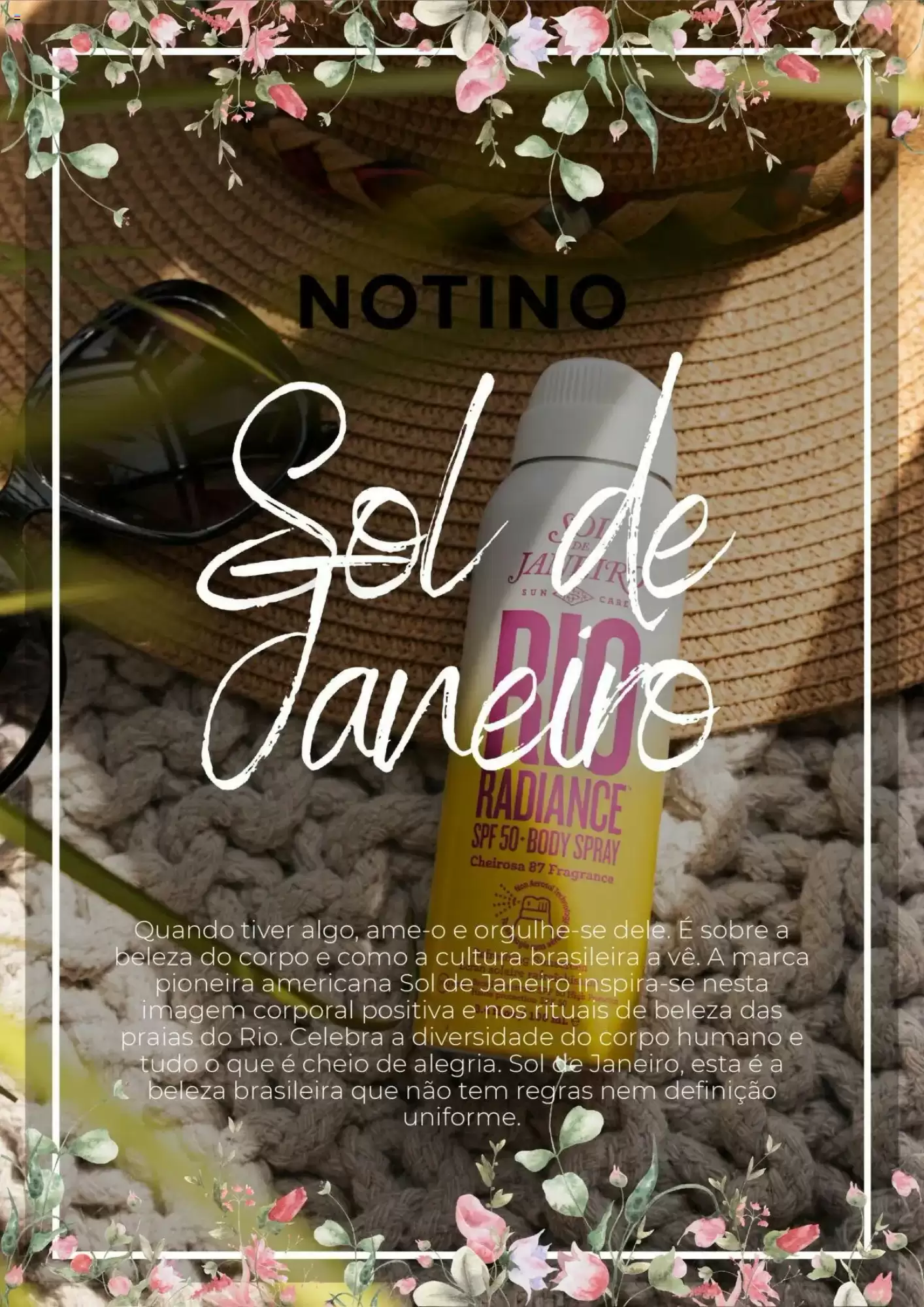 Folheto Notino - Sol de Janeiro