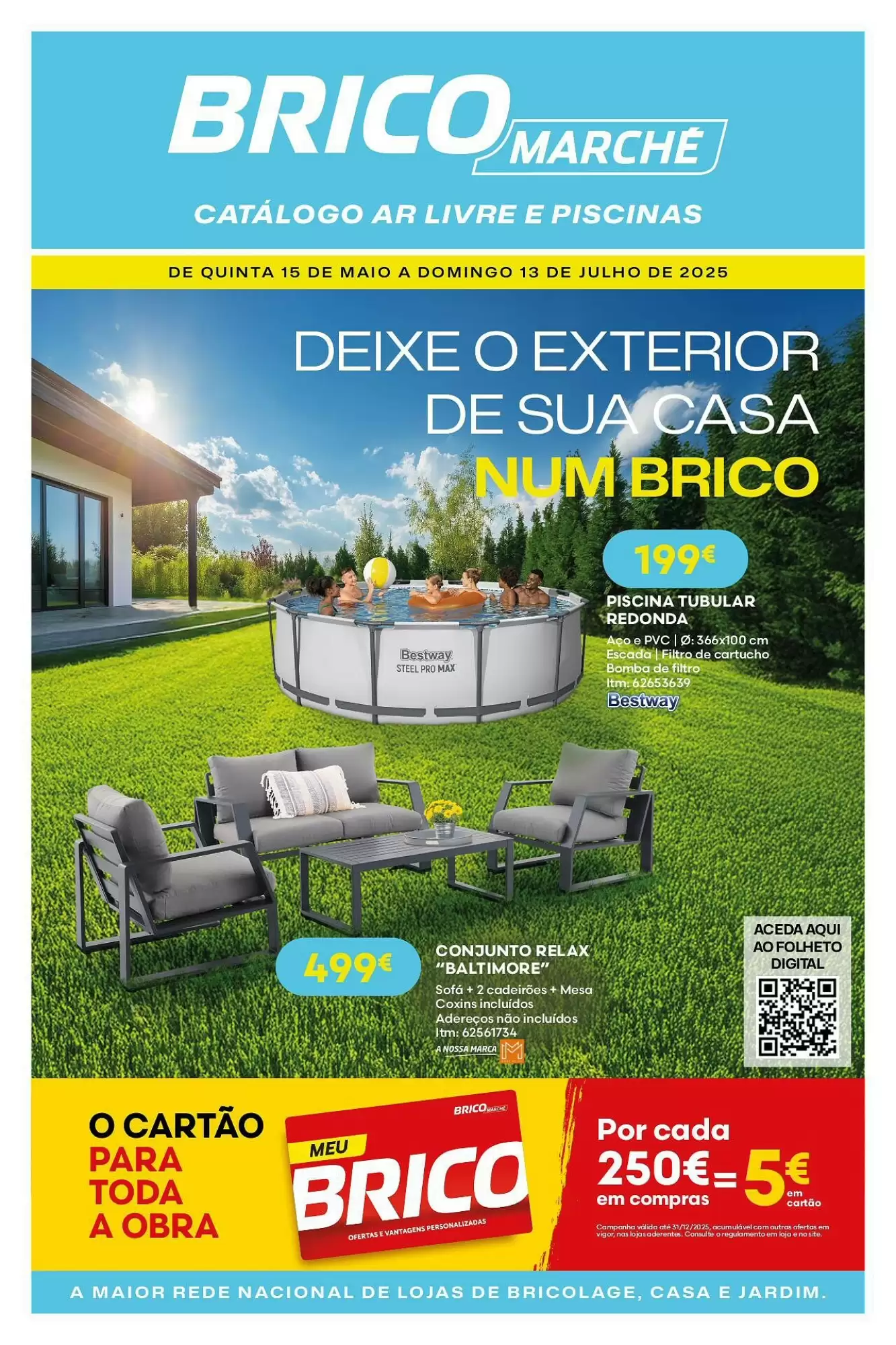 Folheto Bricomarché - Catálogo Ar Livre e Piscinas