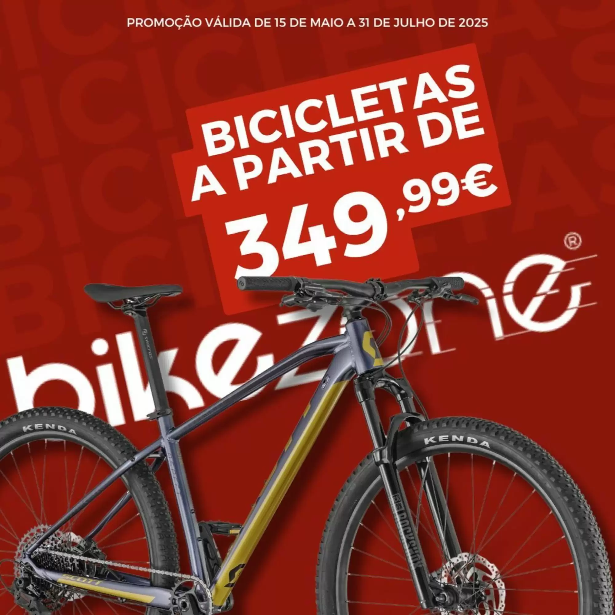 Folheto Bike Zone - Bicicletas a Partir de 349,99€