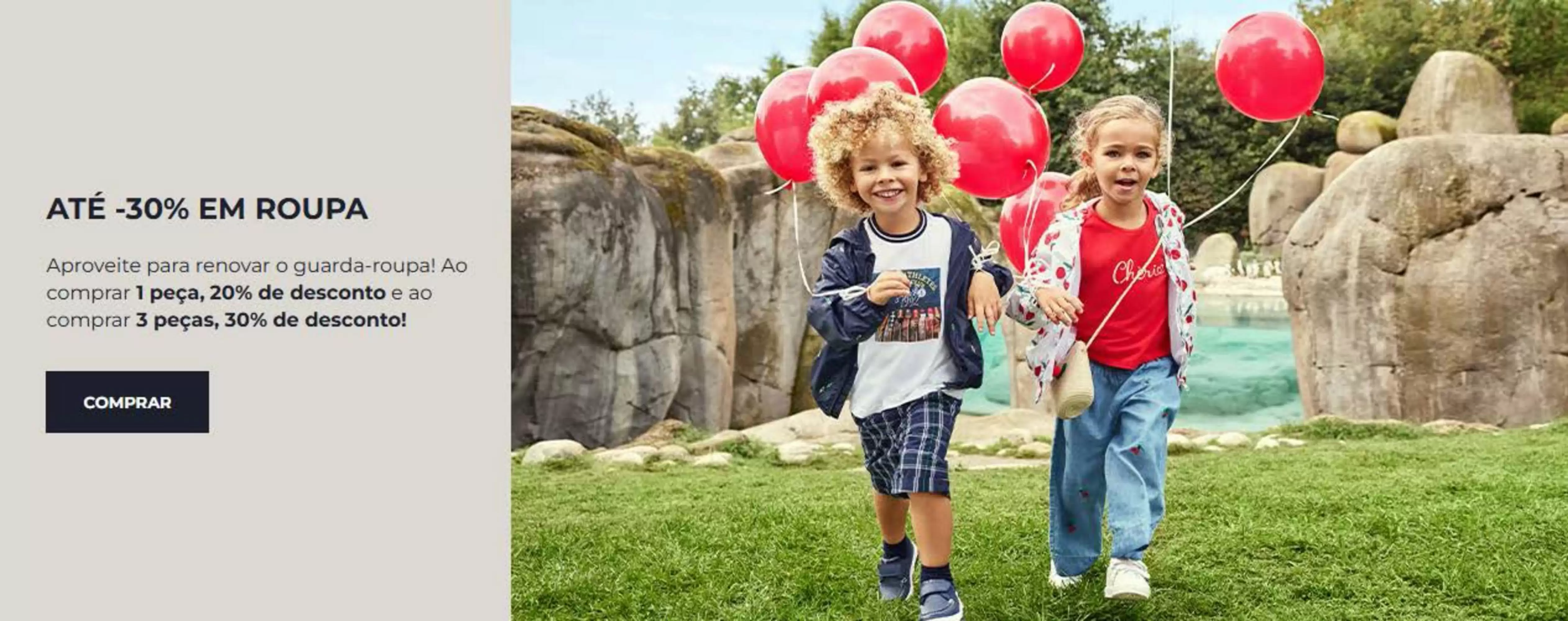 Folheto Chicco - Até -30% em Roupa