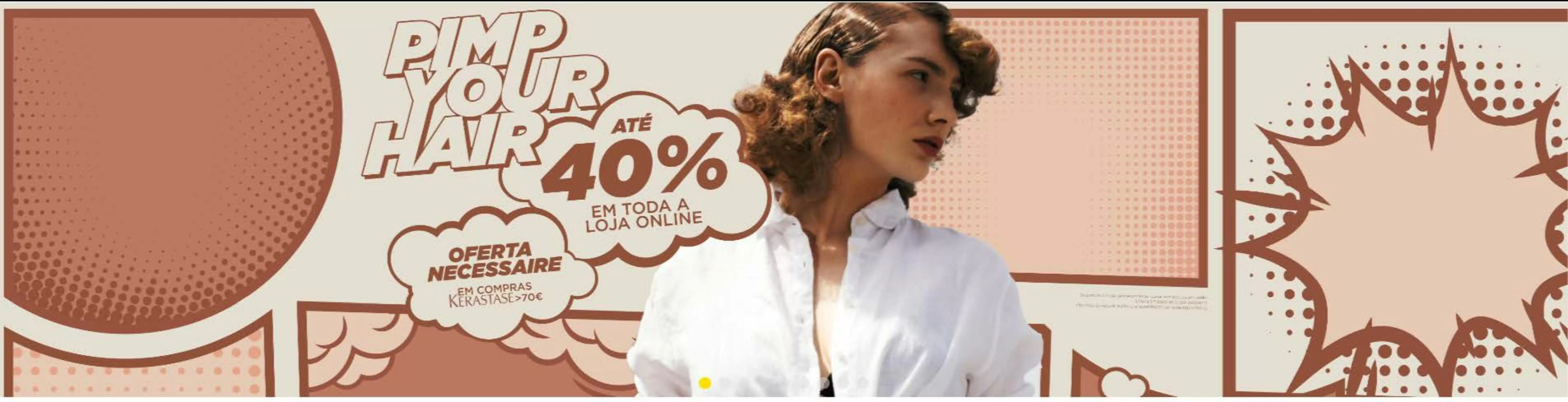 Folheto Jean Louis David - Pimp Your Hair, Até 40% off