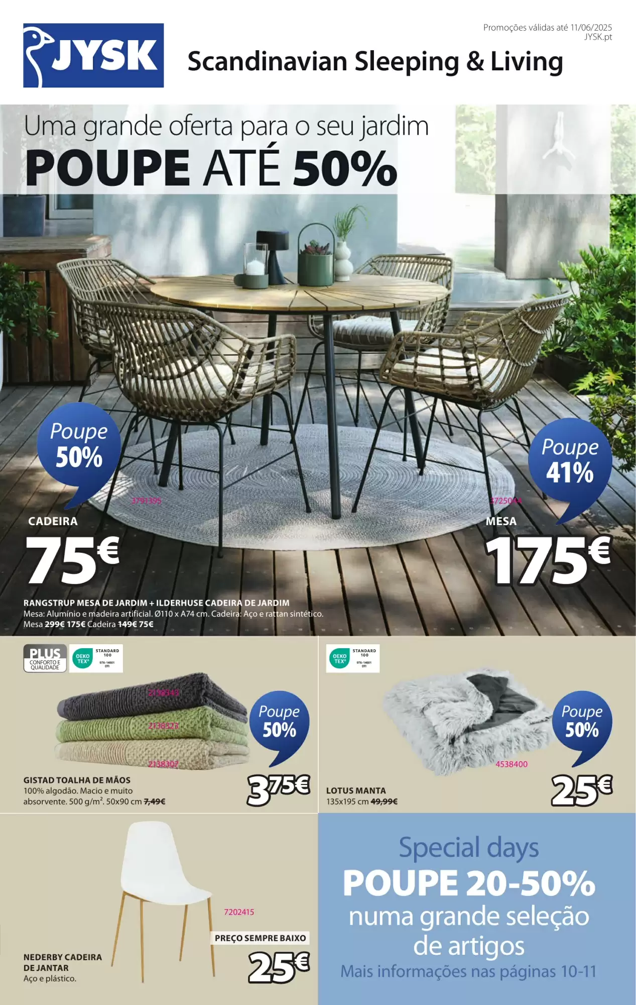 Antevisão Folheto JYSK - Poupe Até 50%