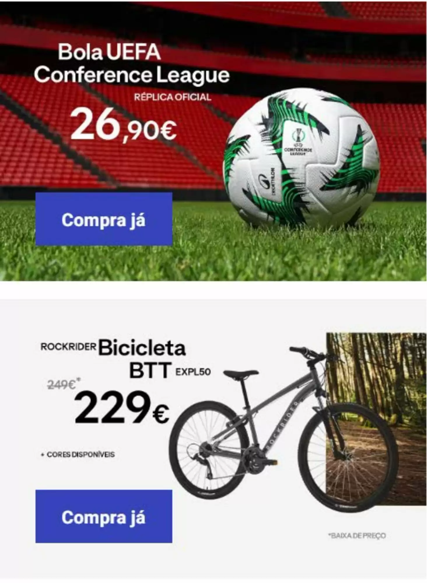 Folheto Decathlon