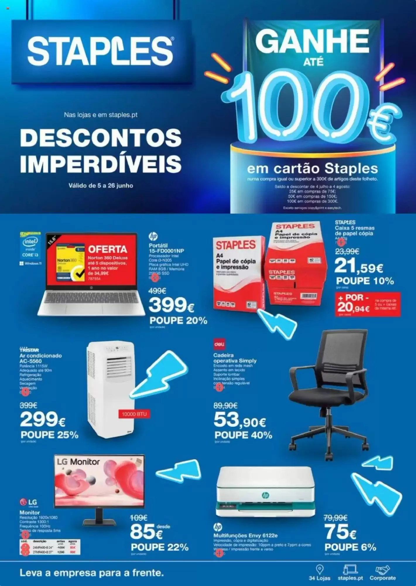 Folheto Staples - Descontos Imperdíveis