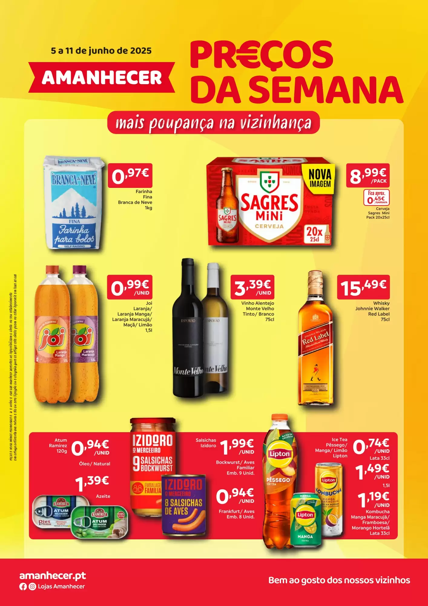 Folheto Amanhecer Preços da Semana de 5 a 11 junho