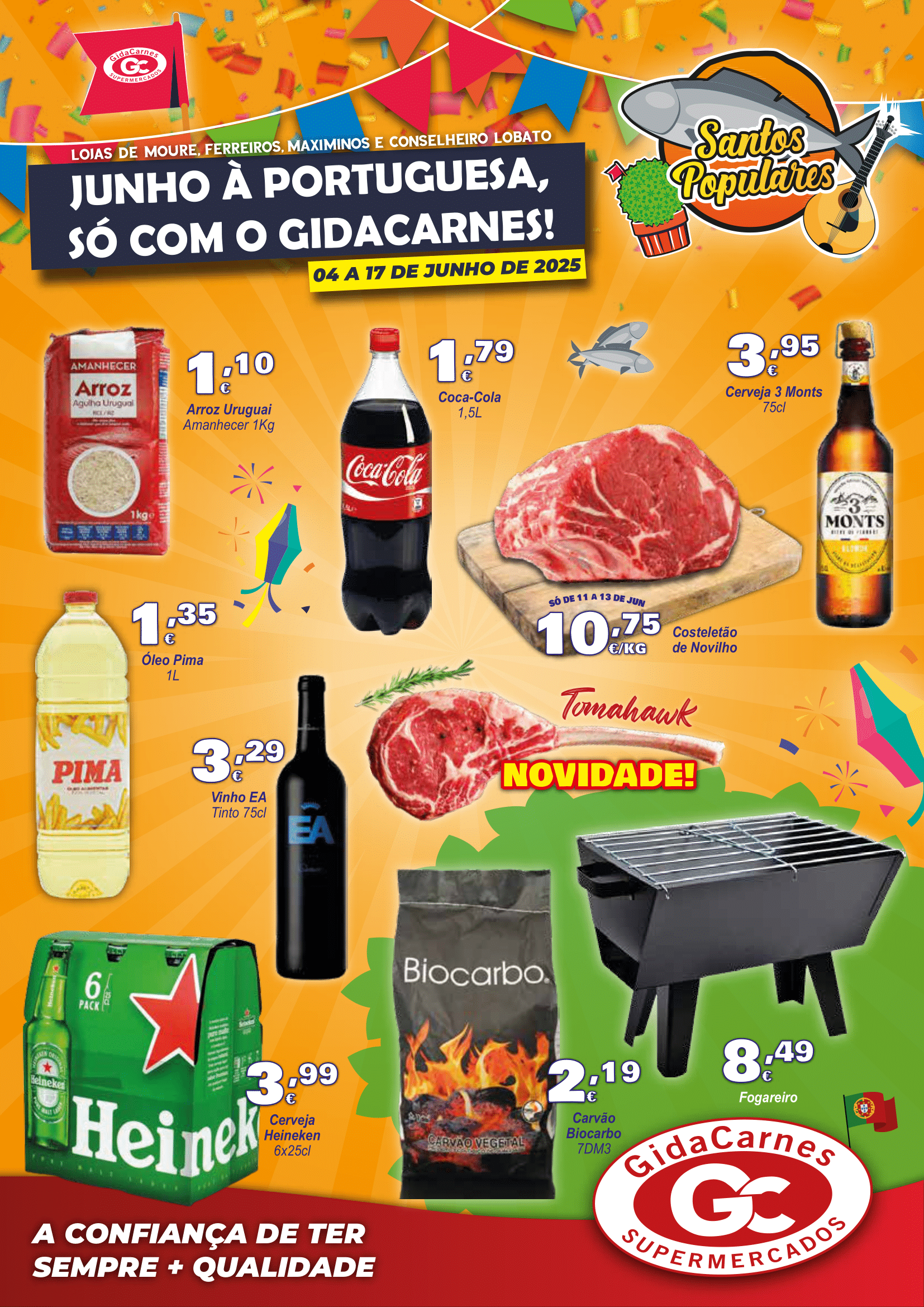 Folheto GidaCarnes Supermercados de 4 a 17 junho