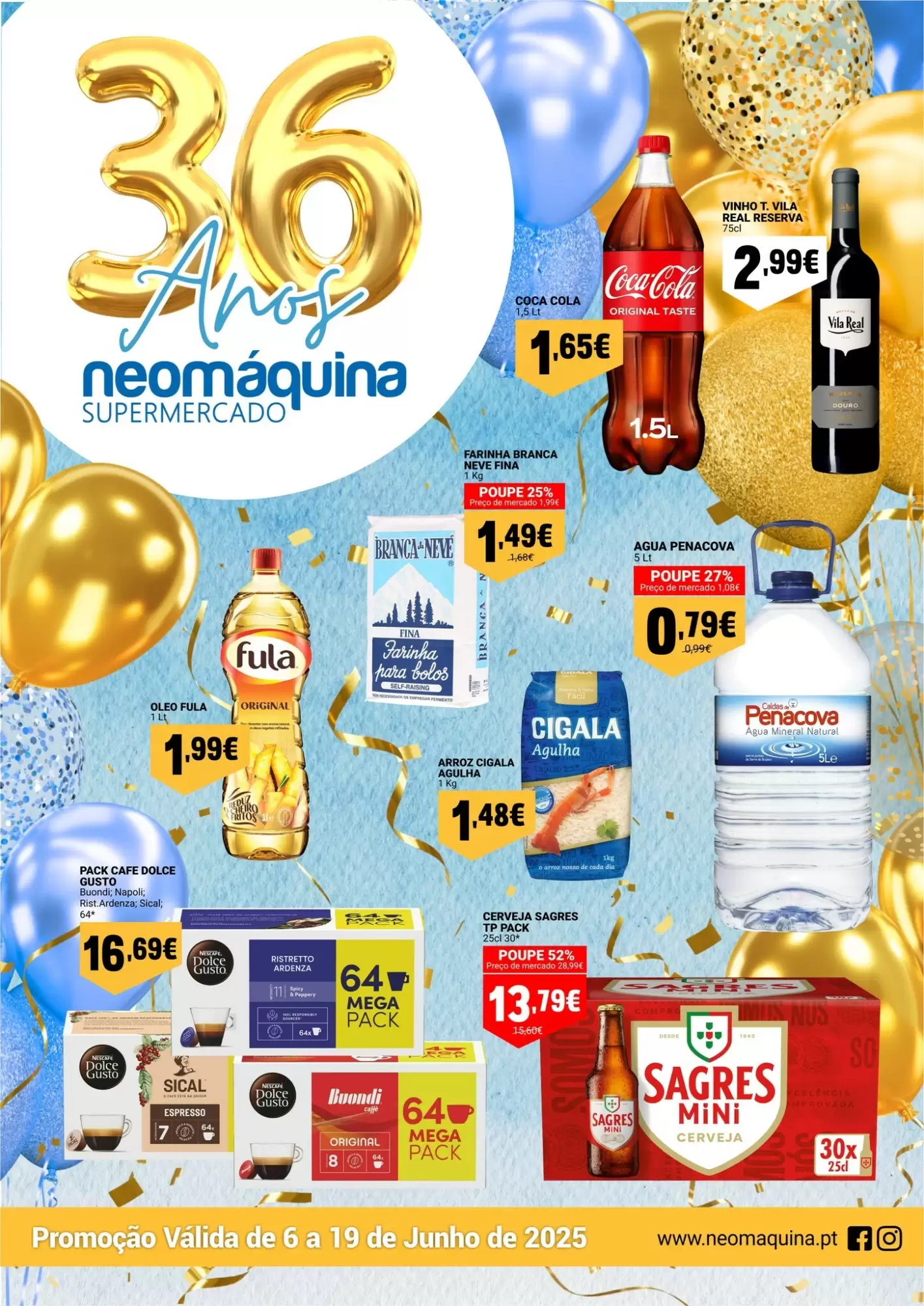 Folheto Neomáquina Promoções de 6 a 19 junho