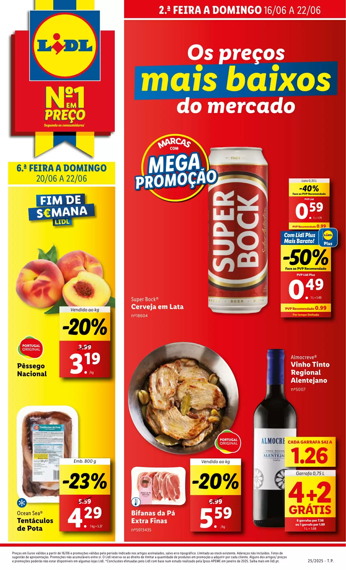Antevisāo Folheto Lidl Promoções de 16 a 22 junho