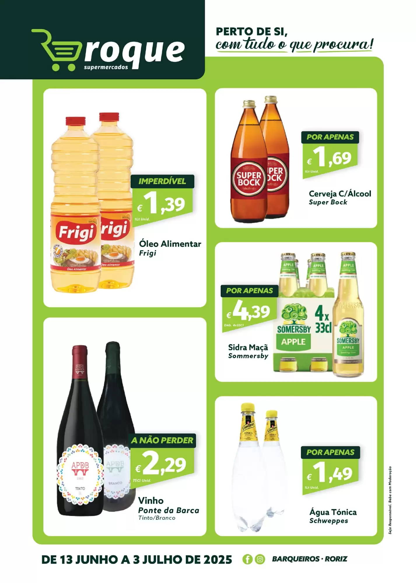 Folheto Roque Supermercados de 13 junho a 3 julho