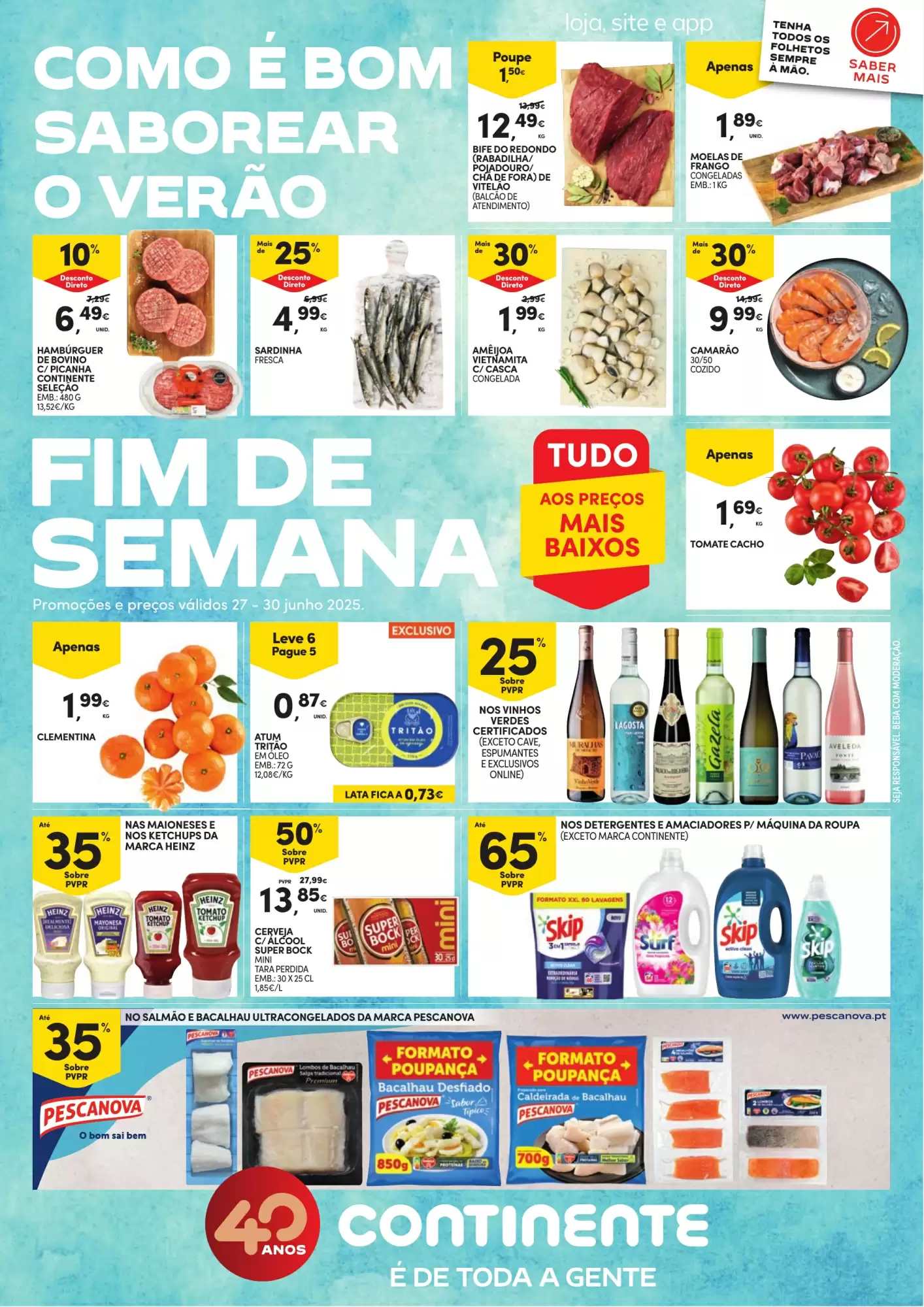 Antevisāo Folheto Continente - Fim de Semana