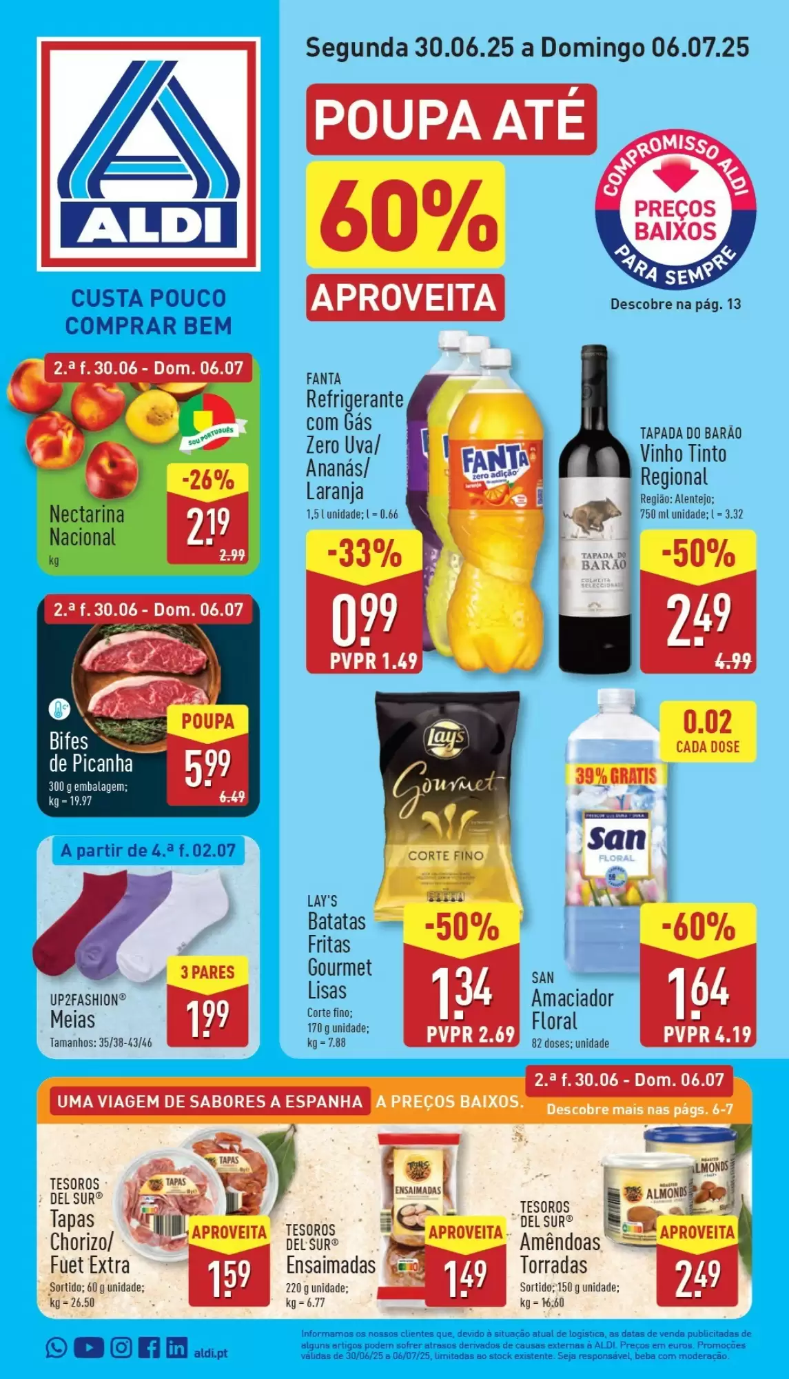 Antevisāo Folheto Aldi Esta Semana de 30 junho a 6 julho