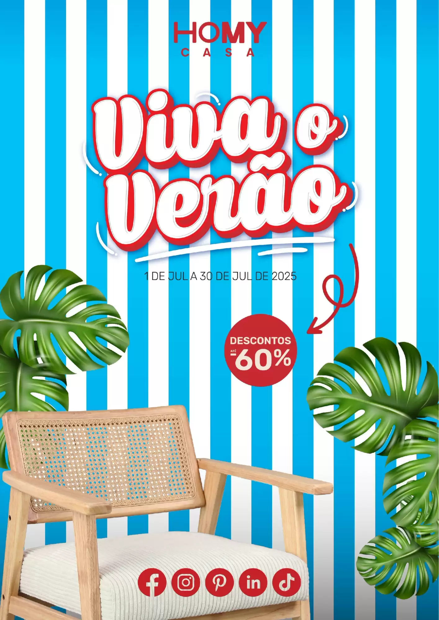 Folheto HomyCasa Viva o Verāo
