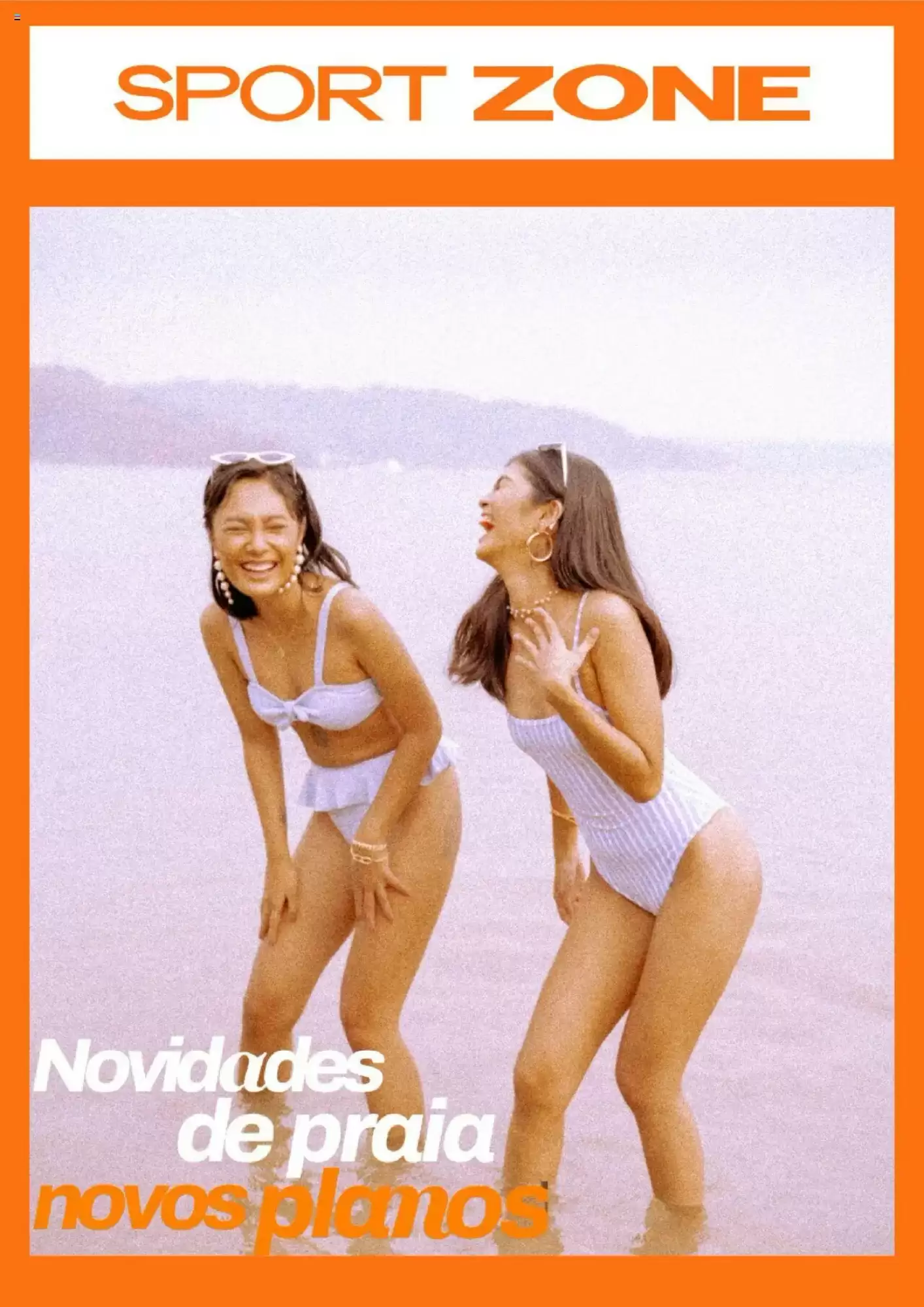 Folheto Sport Zone - Novidades de Praia