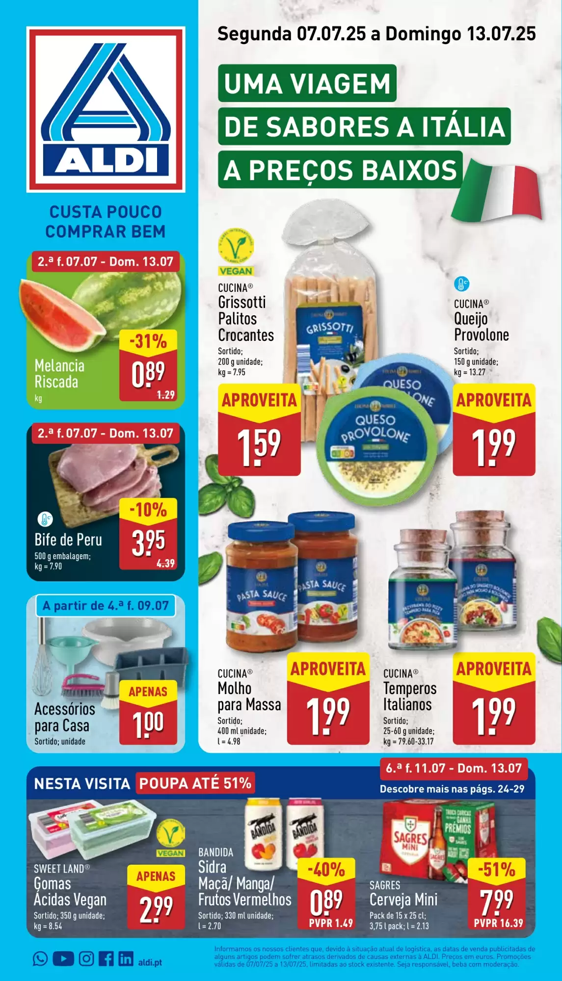 Antevisāo Folheto Aldi Proxima Semana de 7 a 13 julho