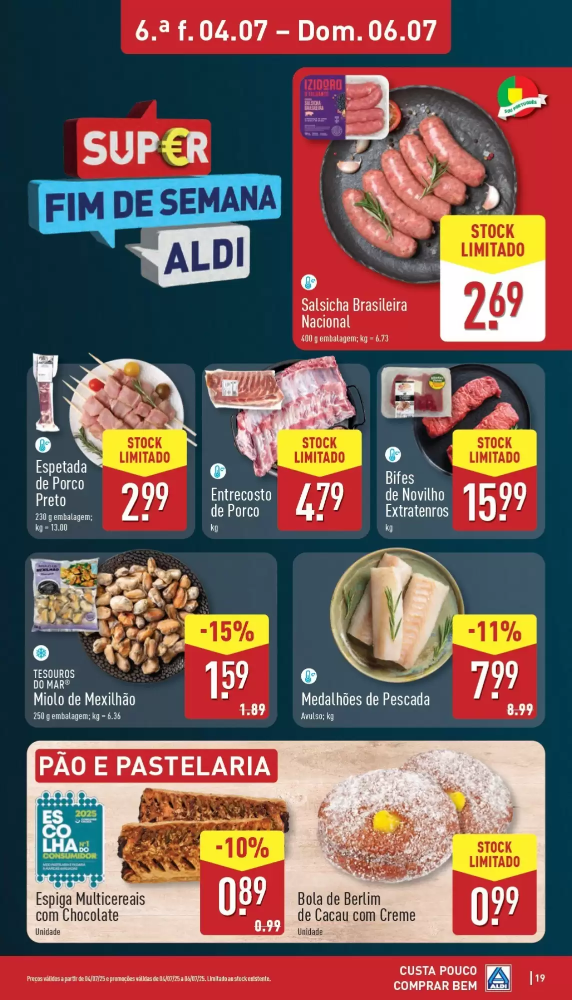 Antevisão Folheto Aldi Fim de Semana de 4 a 6 julho