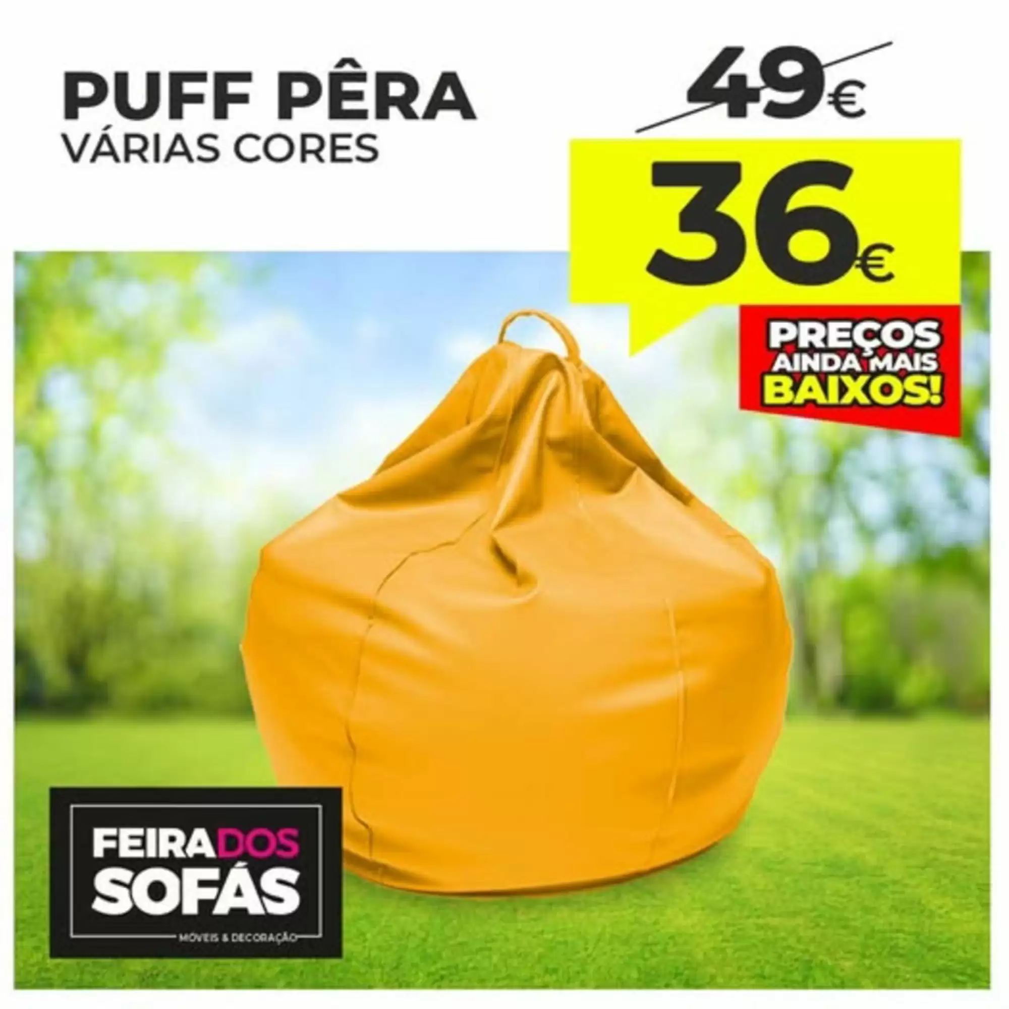 Folheto Feira dos Sofás - Puff Pêra