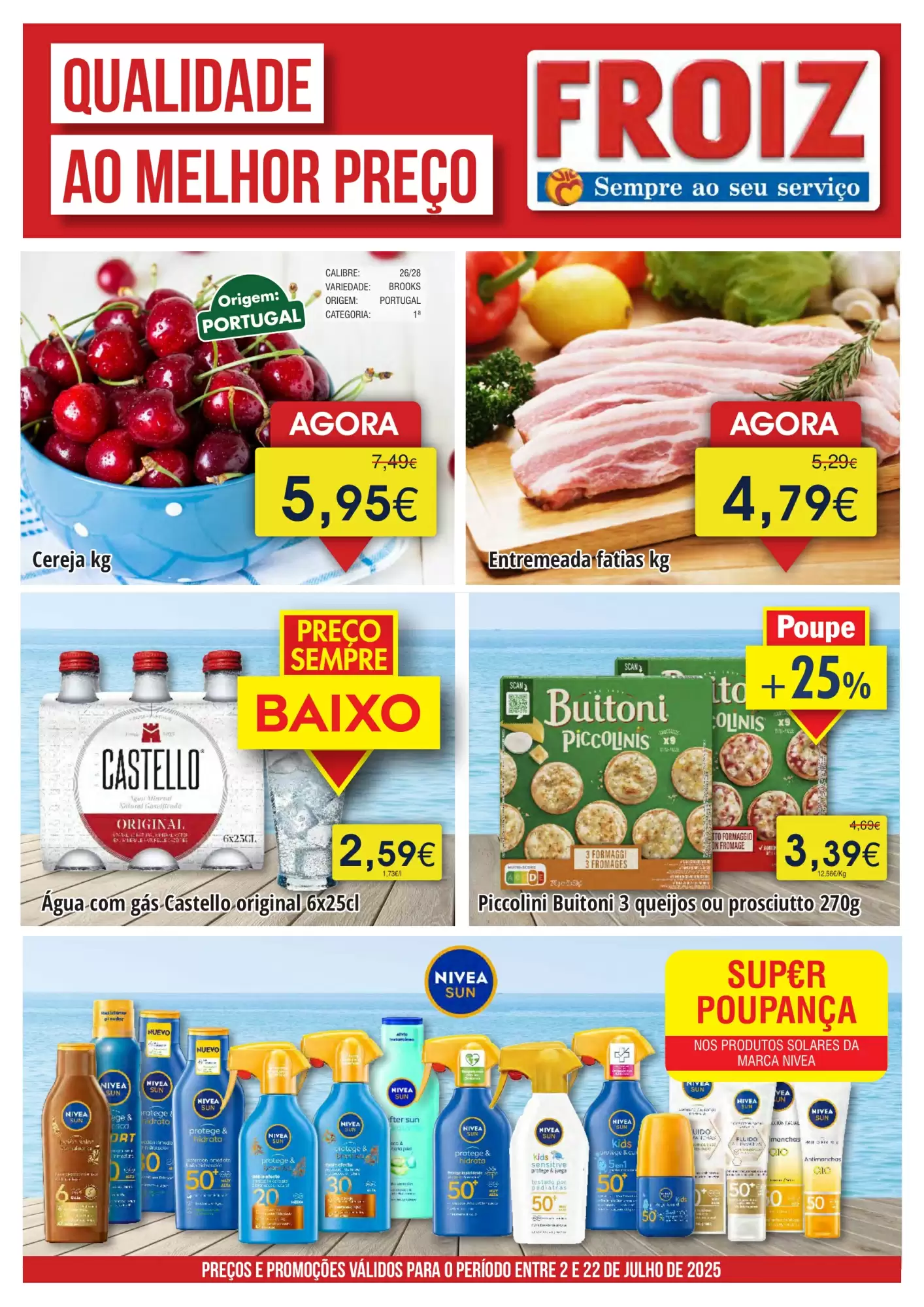 Folheto Froiz Promoções de 2 a 22 julho