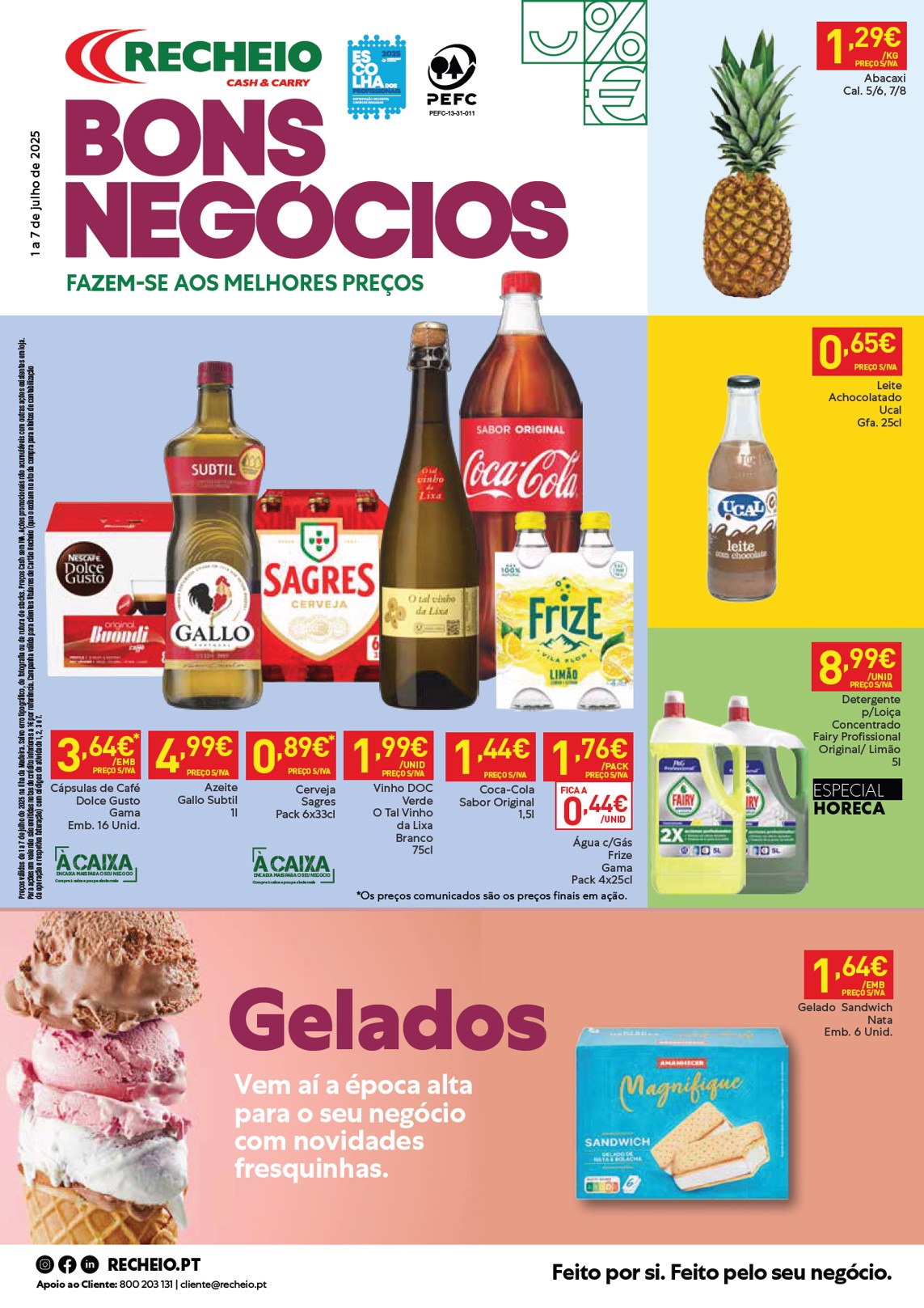 Folheto Recheio Madeira Promoções de 1 a 7 julho