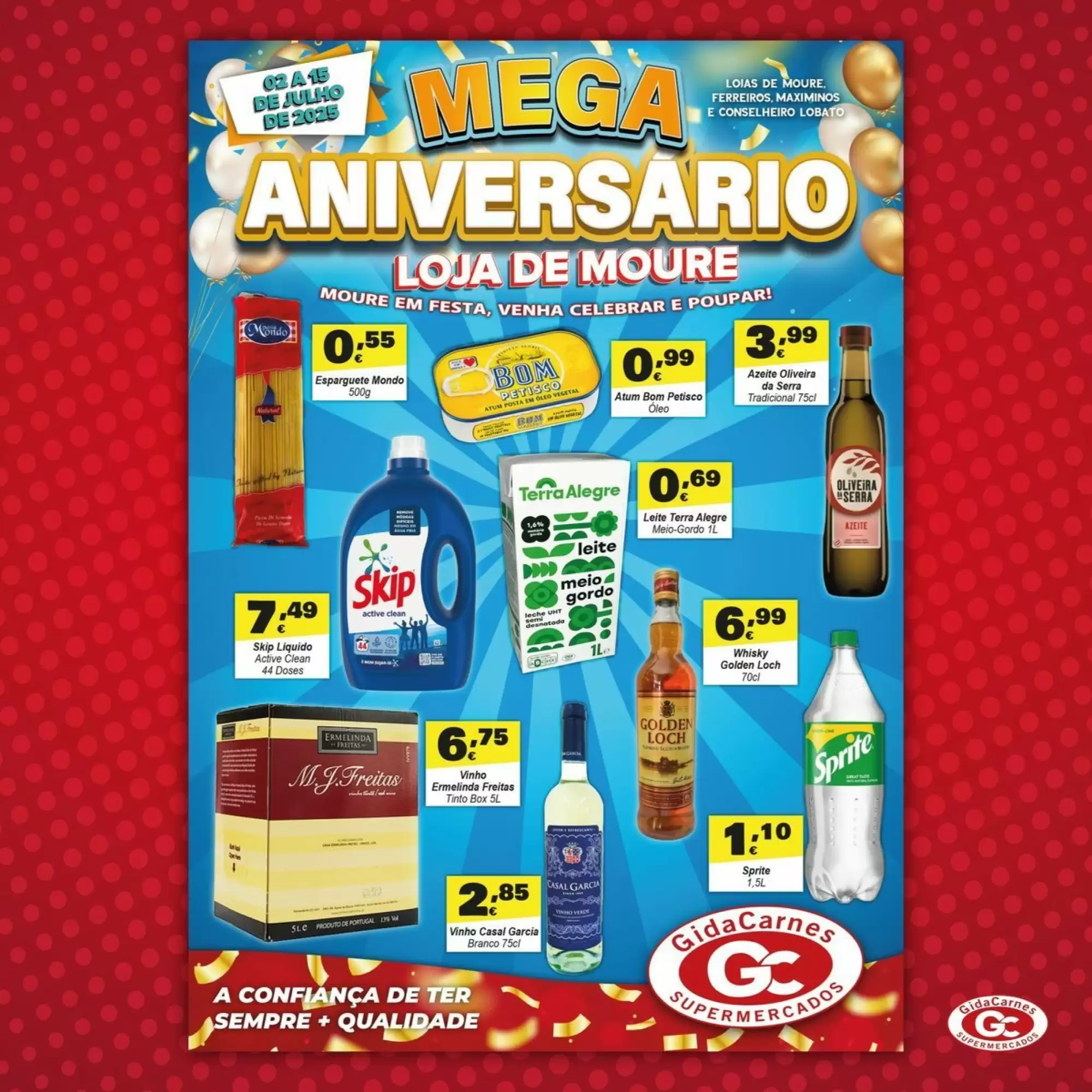 Folheto GidaCarnes Promoções de 2 a 15 julho