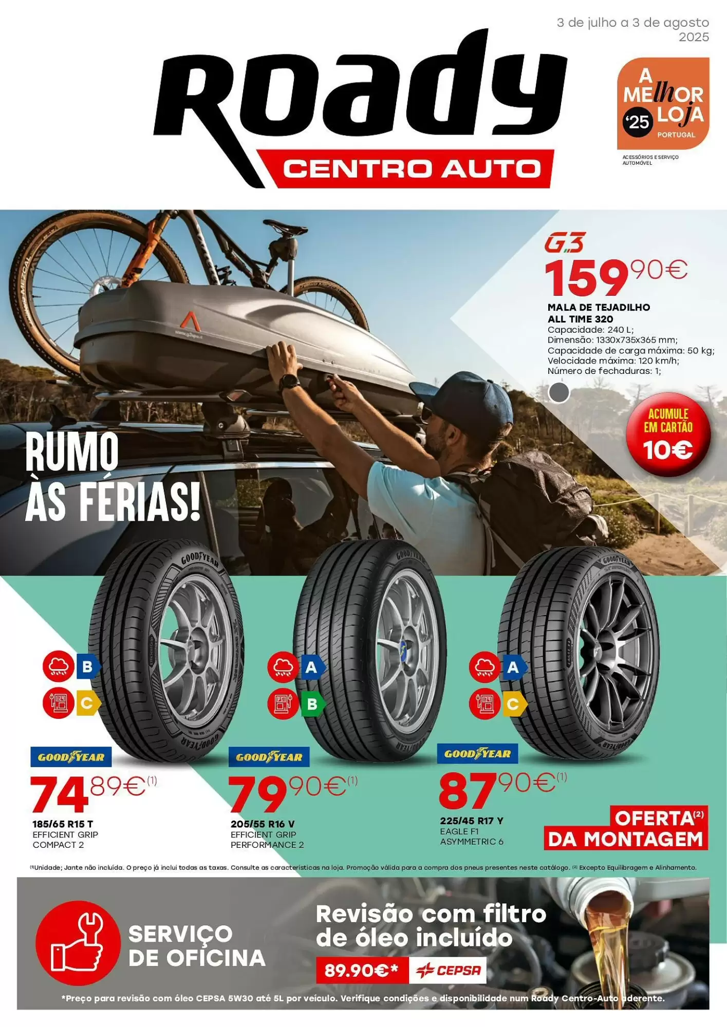 Folheto Roady Promoções de 3 julho a 3 agosto