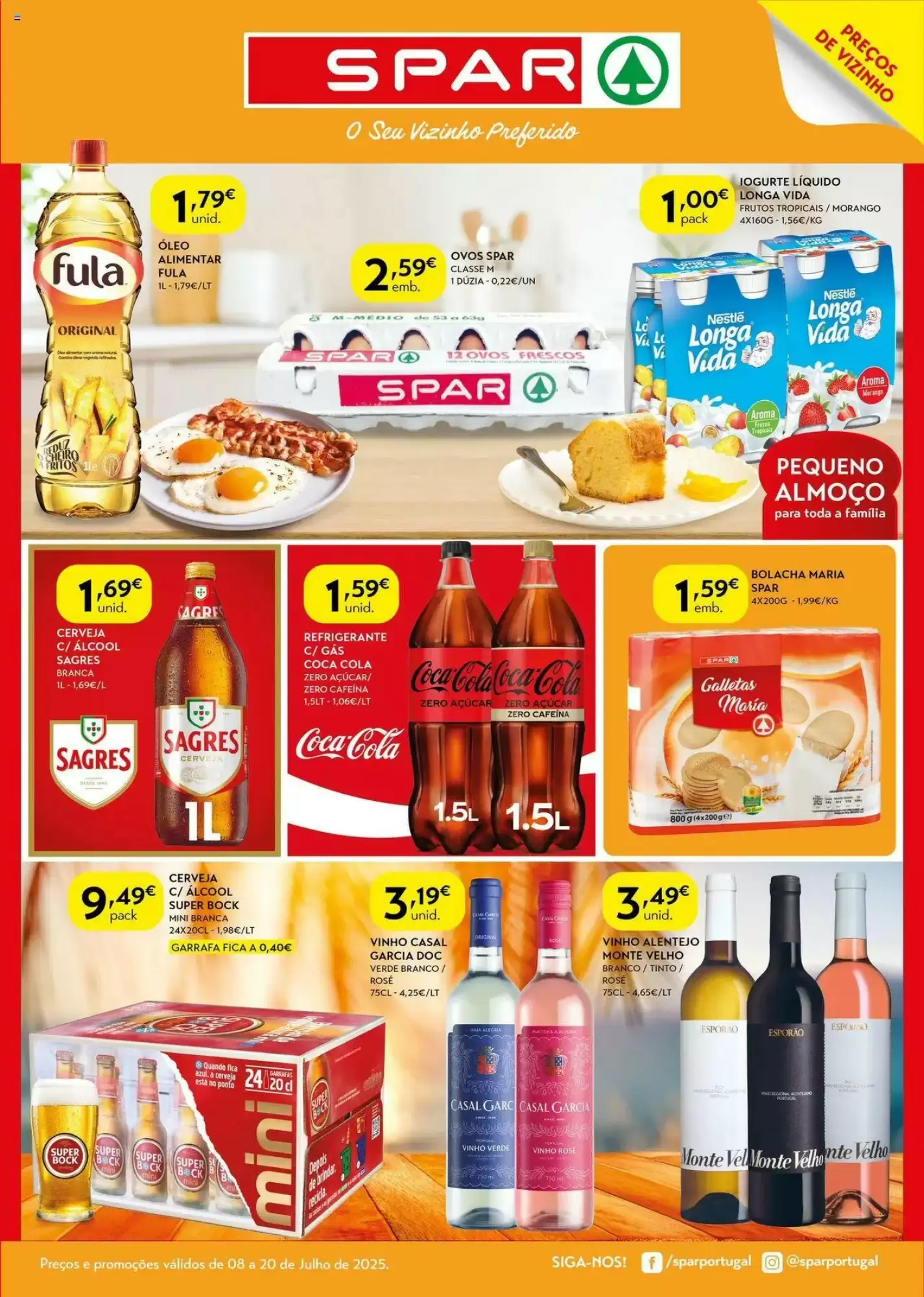 Folheto Spar Promoções de 8 a 20 julho