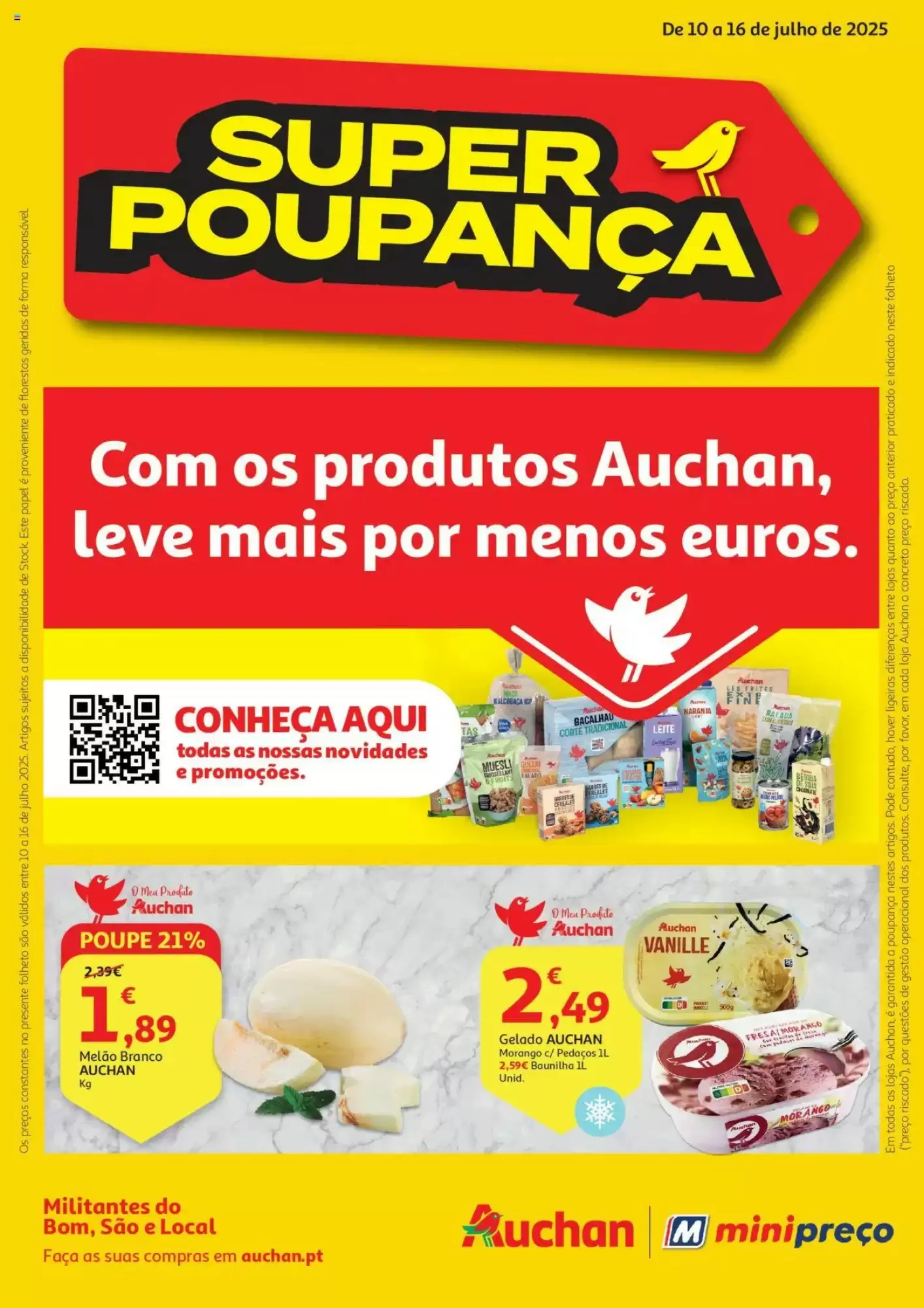 Antevisāo Folheto Minipreço Promoções de 10 a 16 julho