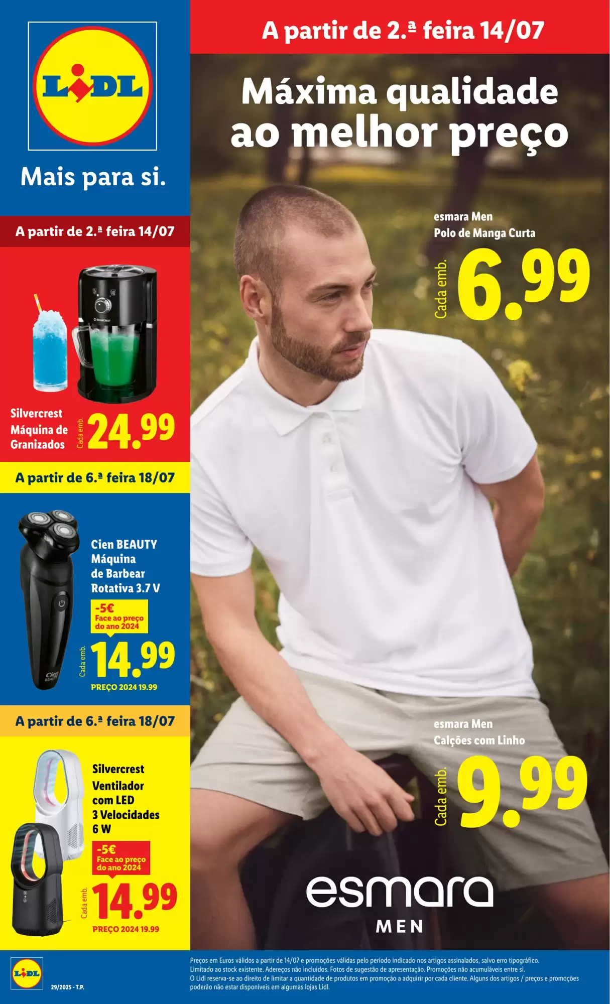 Antevisāo Folheto Lidl Bazar Promoções de 14 a 24 julho