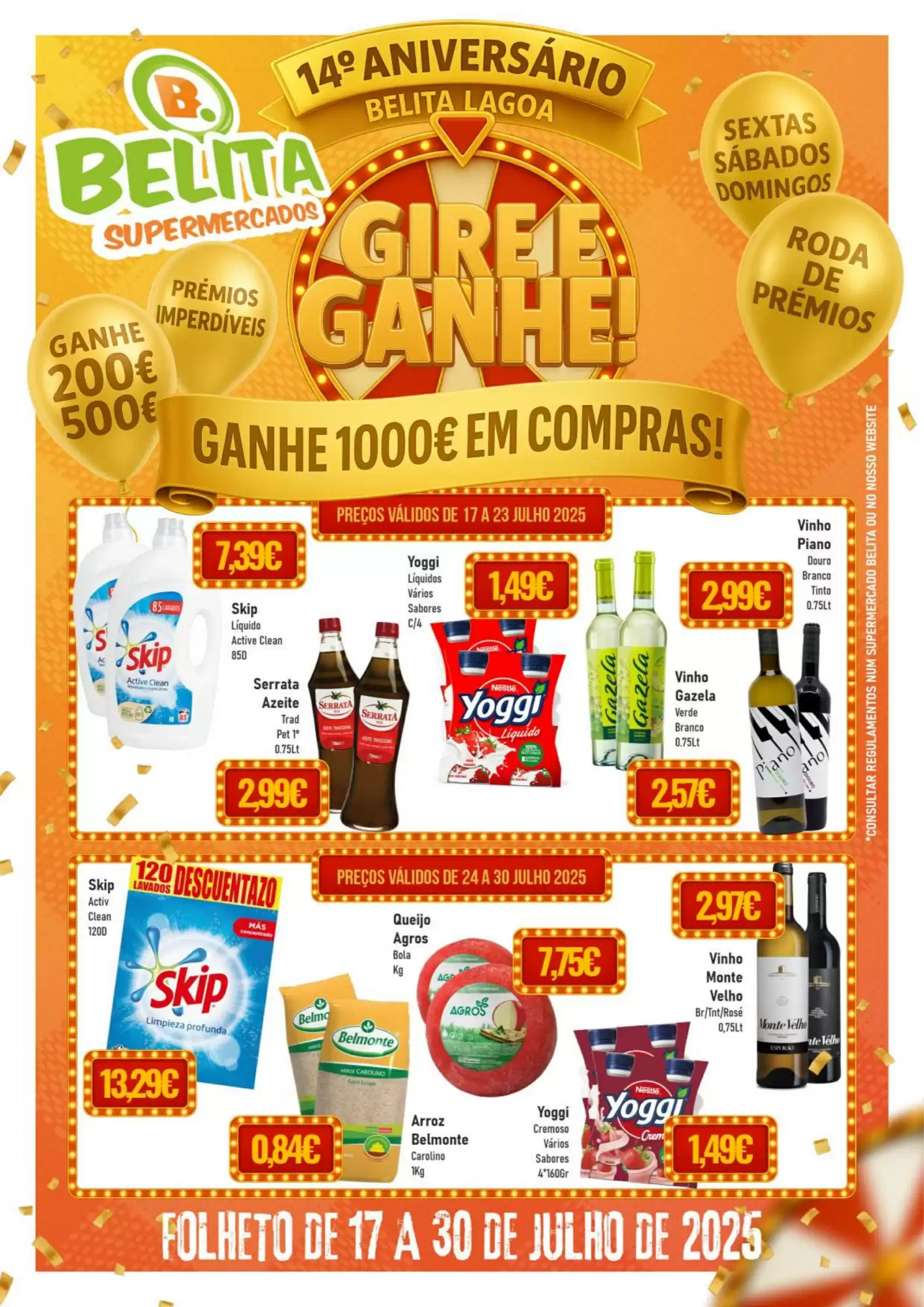 Folheto Belita Promoções de 17 a 30 julho
