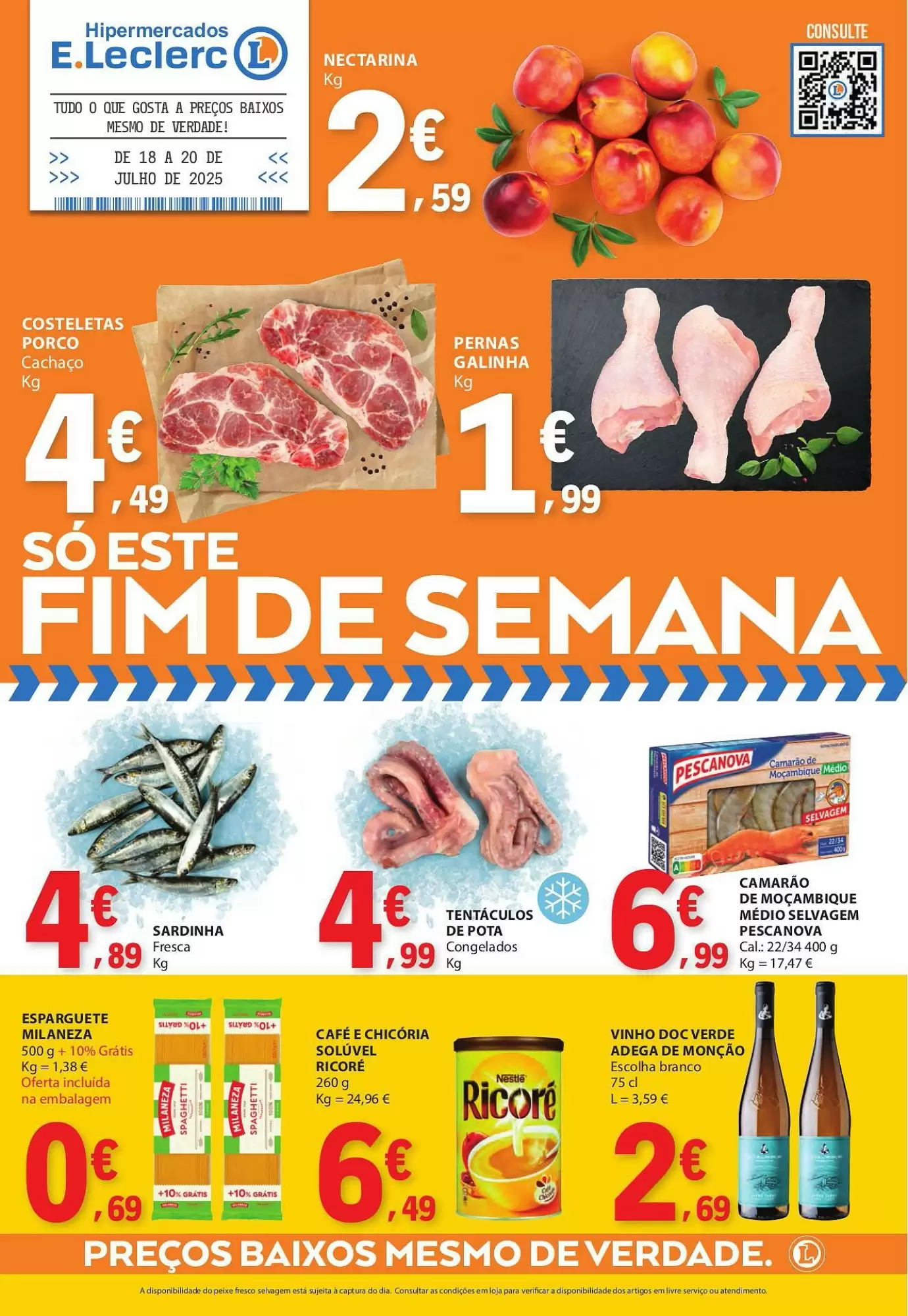 Folheto E.Leclerc Promoções Só Este Fim de Semana