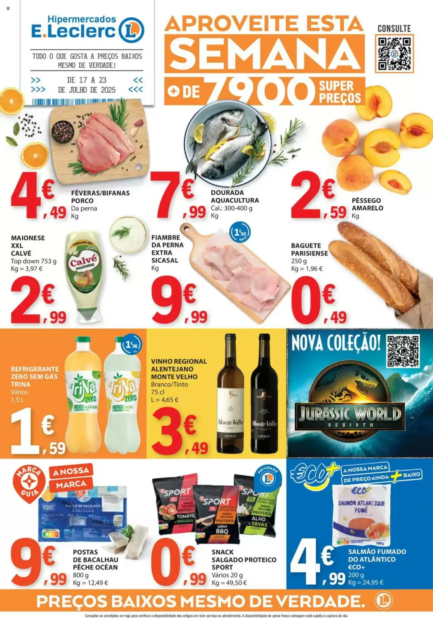 Antevisāo Folheto E.Leclerc Promoções de 17 a 23 julho