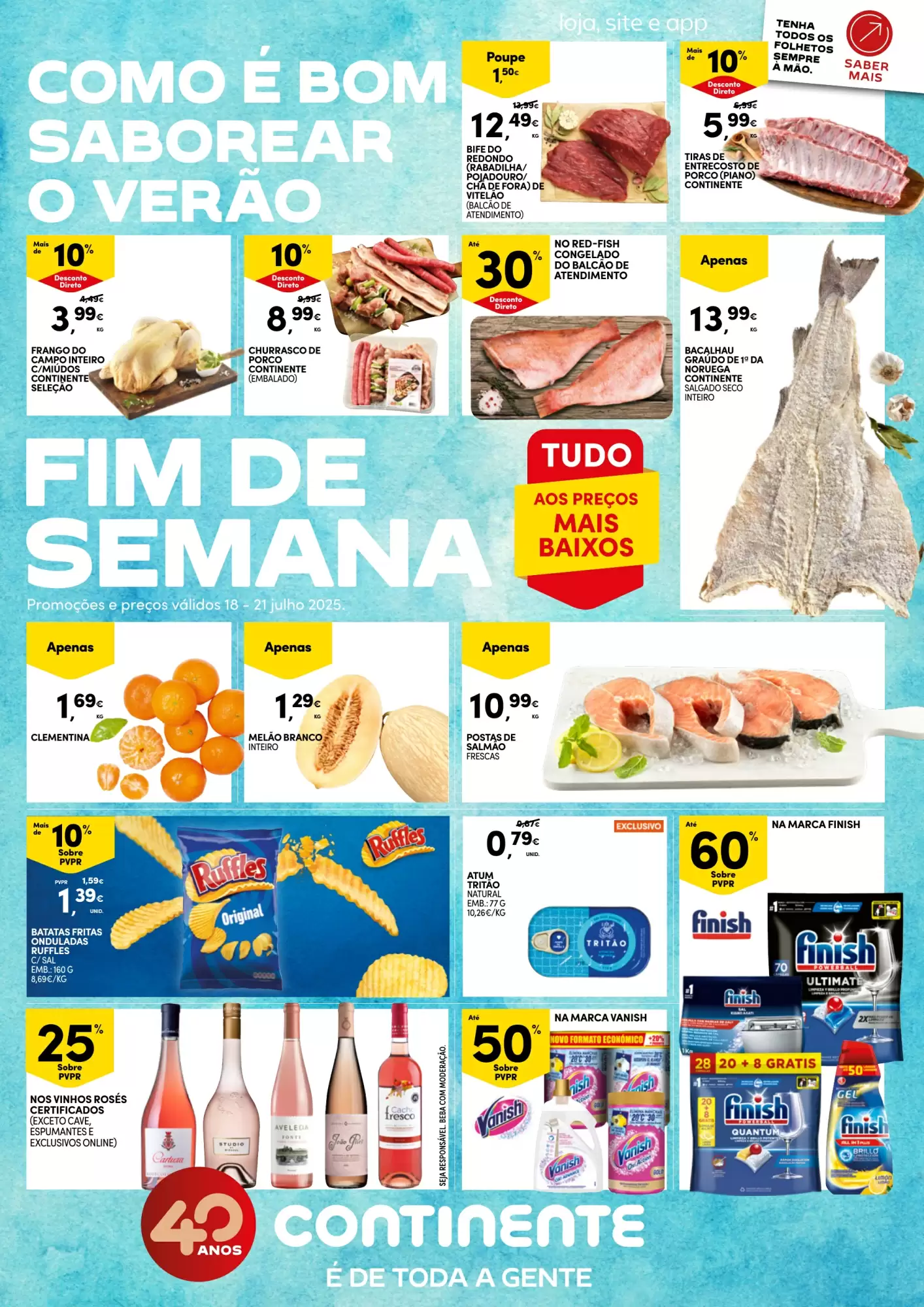 Antevisāo Folheto Continente Fim de Semana