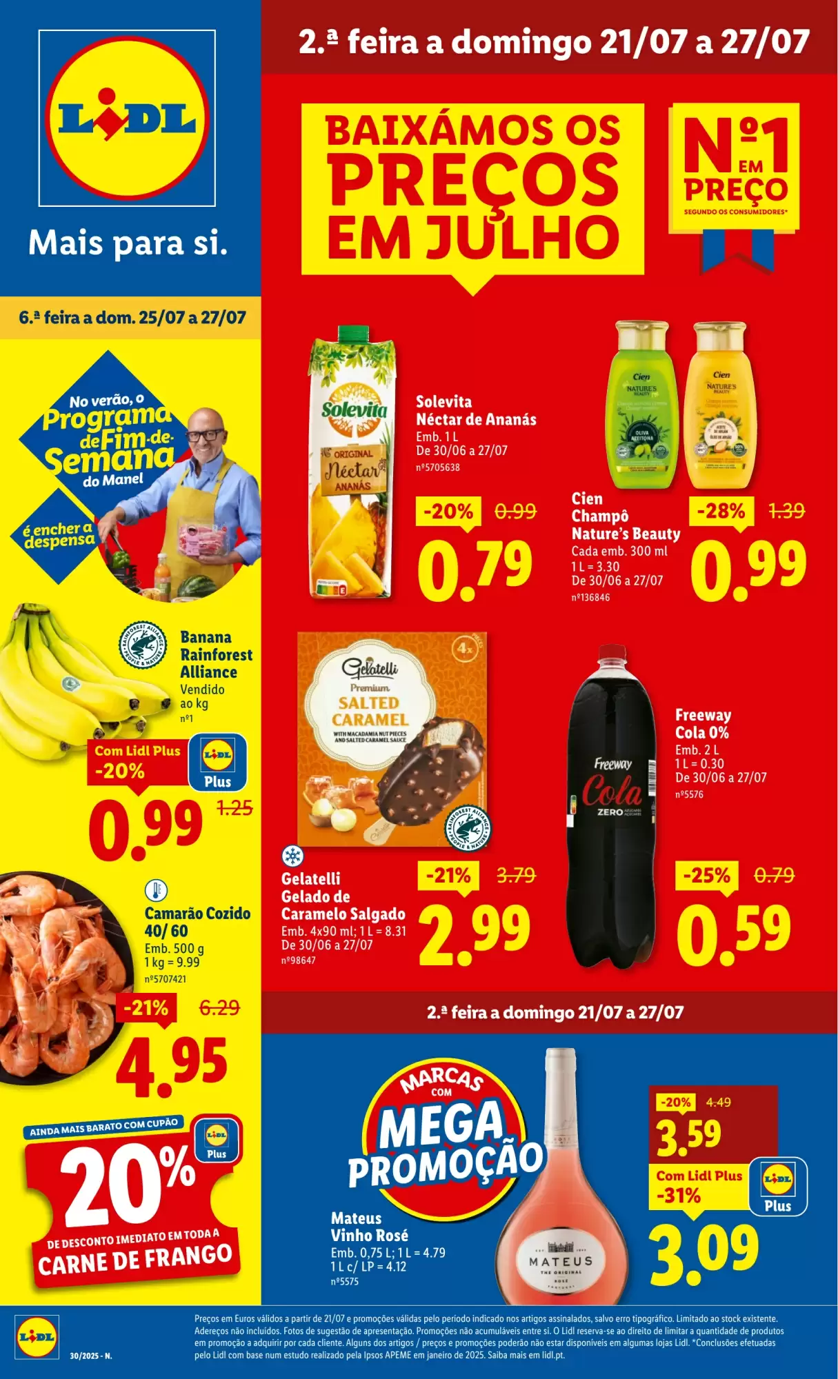 Antevisāo Folheto Lidl Proxima Semana Promoções de 21 a 27 julho