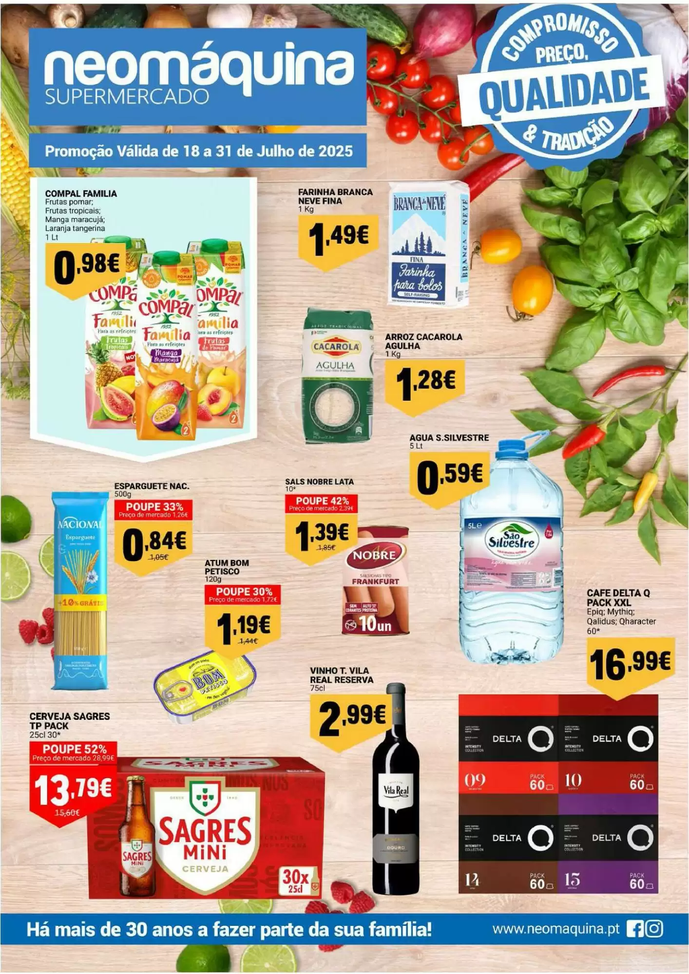Folheto Neomáquina Promoções de 18 a 31 julho