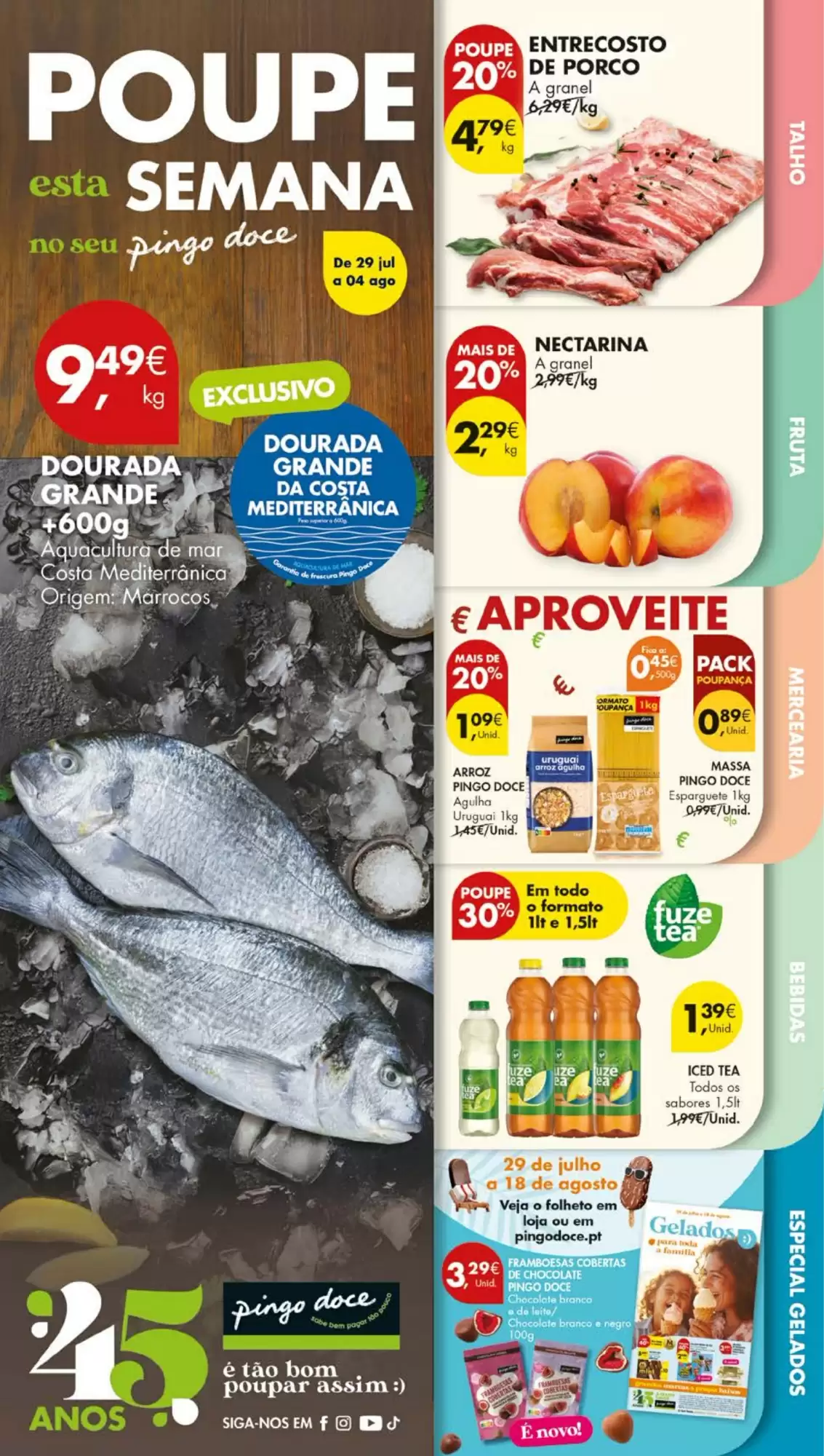Antevisāo Folheto Pingo Doce Esta Semana de 29 julho a 4 agosto