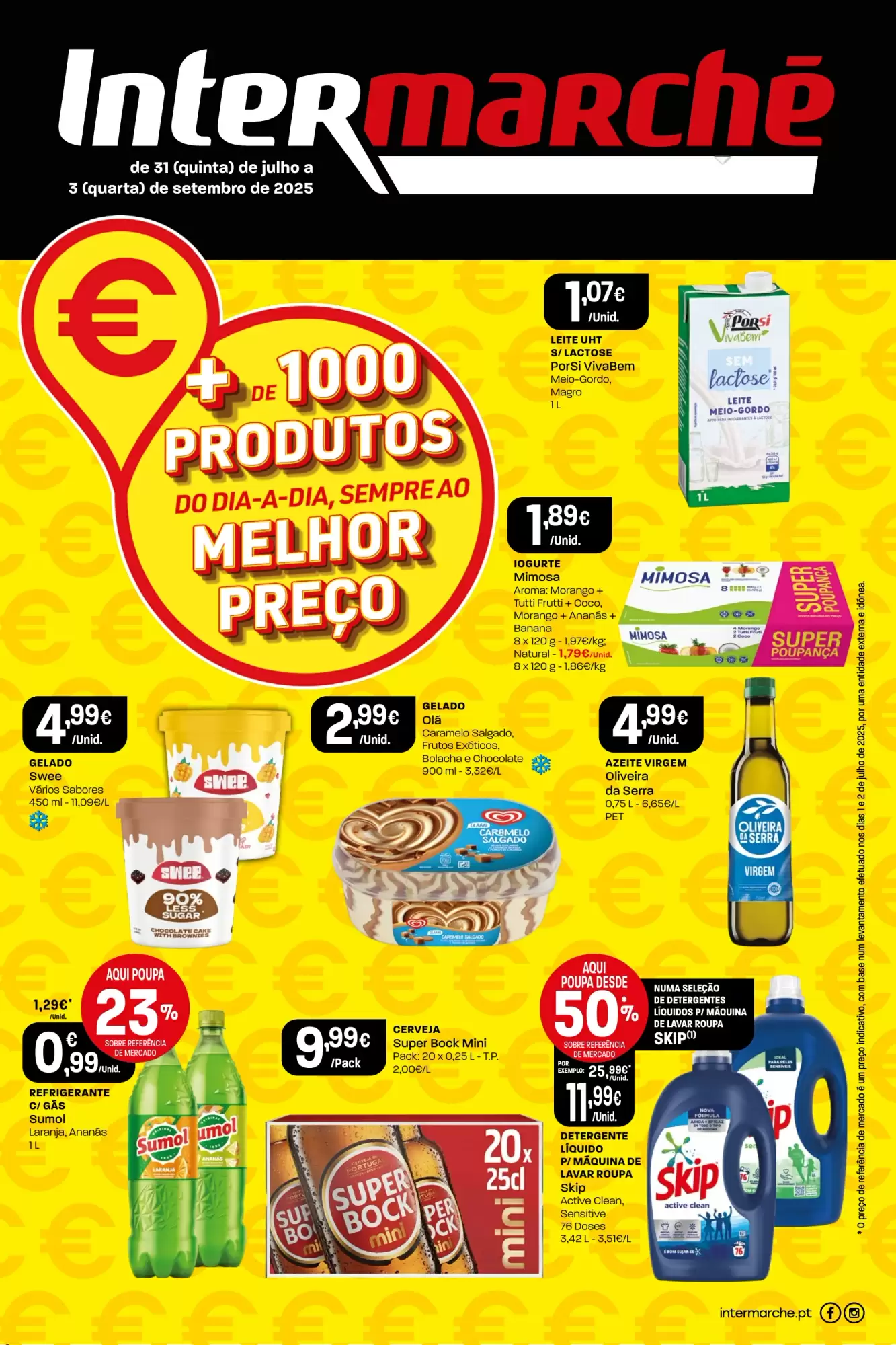 Antevisāo Folheto Intermarché - 1000 Produtos ao Melhor Preço