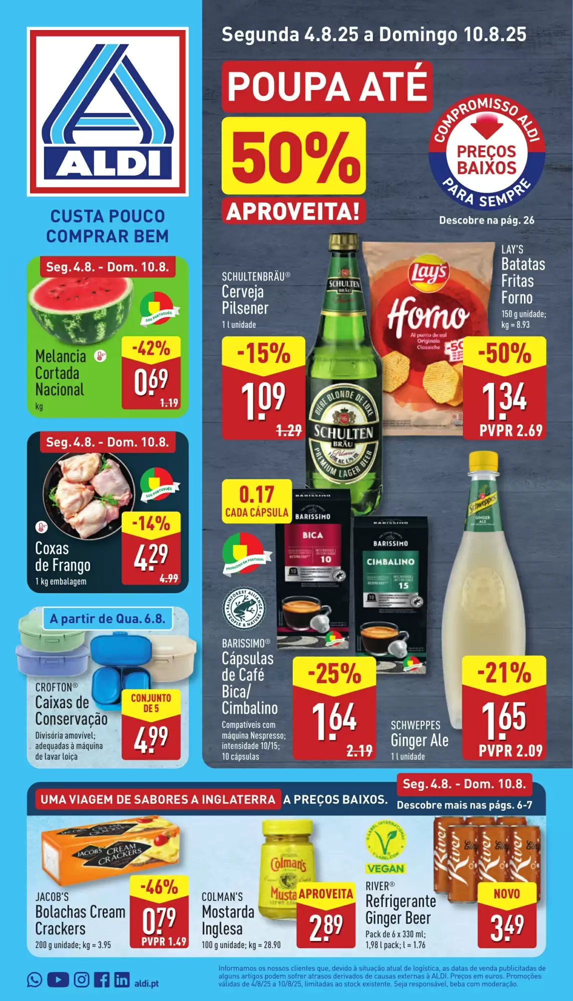 Antevisāo Folheto ALDI Promoções de 4 a 10 agosto