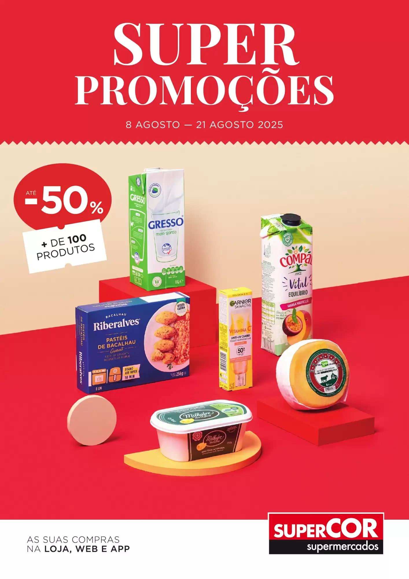 Folheto Supercor Super Promoções de 8 a 21 agosto